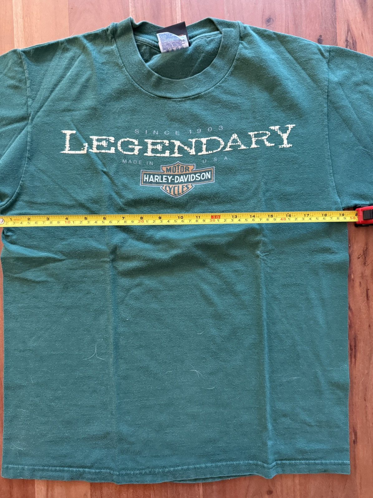 Vintage VINTAGE HARLEY DAVIDSON TEE (M) Size US M / EU 48-50 / 2 - 6 Thumbnail