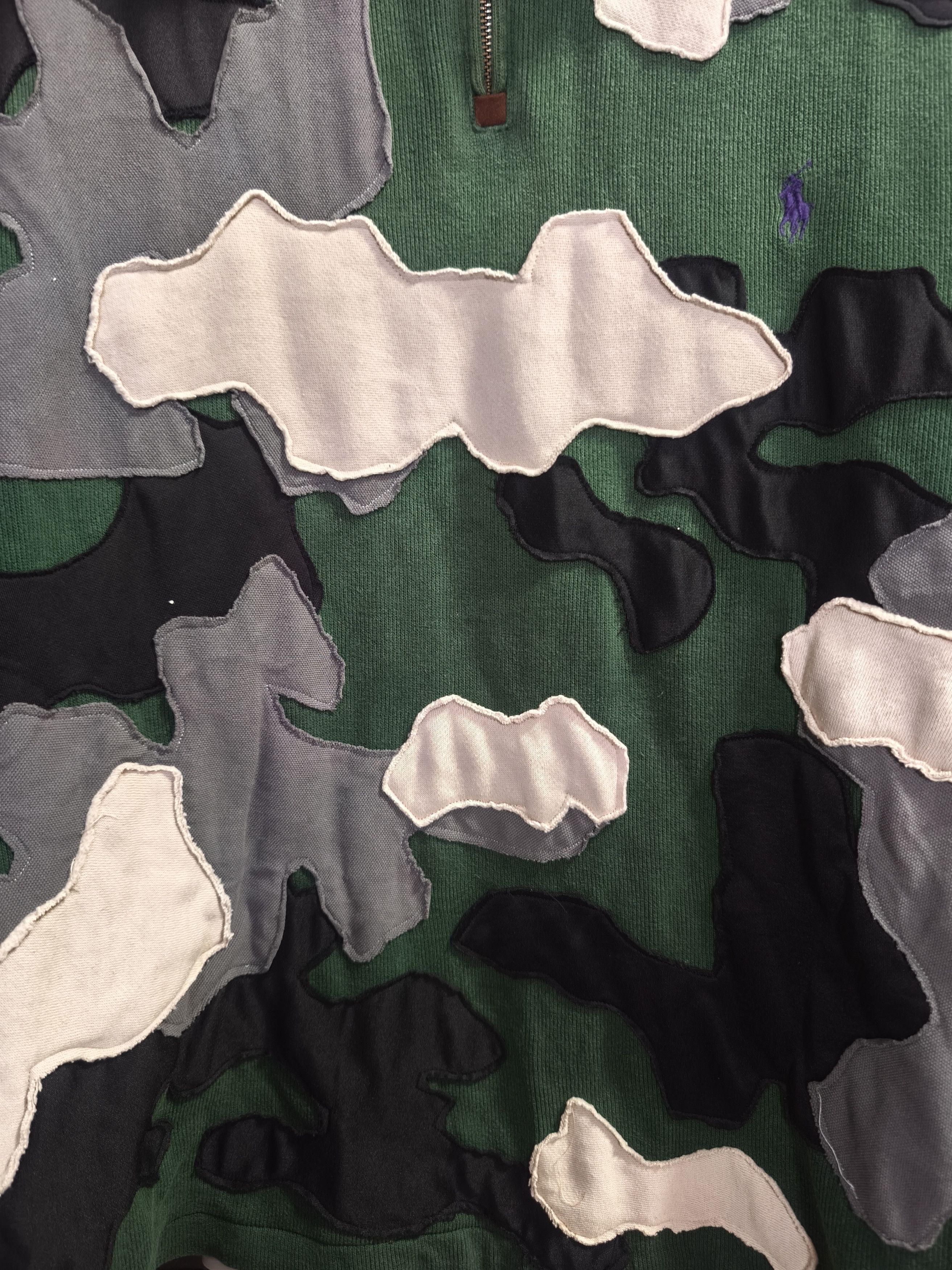 Polo Ralph Lauren Vintage RL Quarter Zip - Custom Patchwork (1 of 1) Size US L / EU 52-54 / 3 - 6 Thumbnail