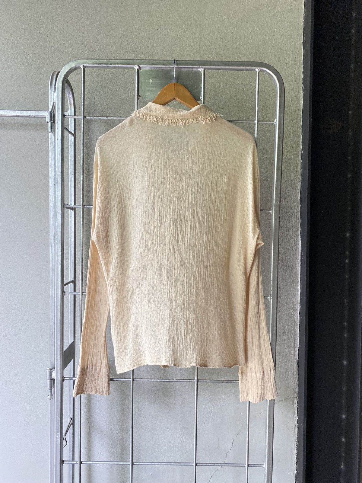 Issey Miyake Plantation pleated blouse shirt Size L / US 10 / IT 46 - 3 Thumbnail