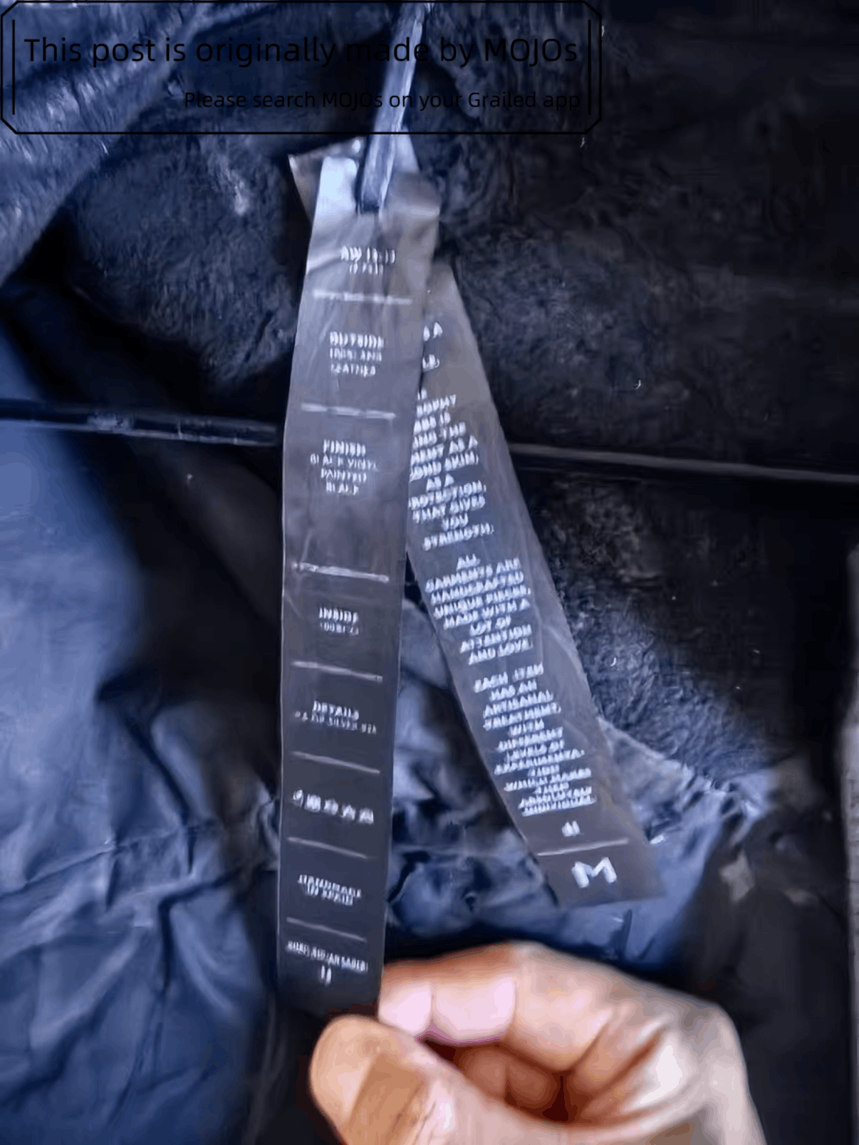 Boris Bidjan Saberi Boris Bidjan Saberi Waxed Leather Jacket mojos2124110 Size US M / EU 48-50 / 2 - 2 Thumbnail