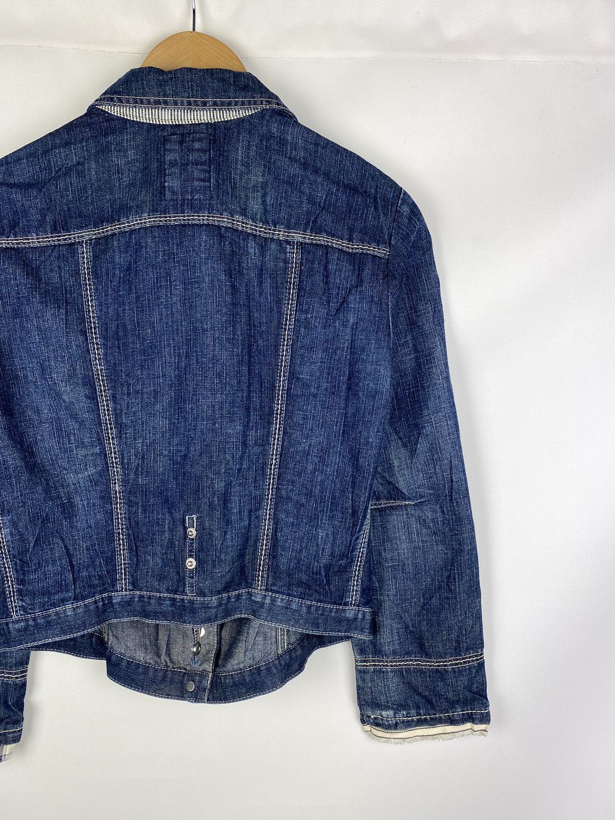 Marithe + Francois Girbaud Marithe Francois Girbaud ladies avant-garde denim jacket Size M / US 6-8 / IT 42-44 - 16 Thumbnail