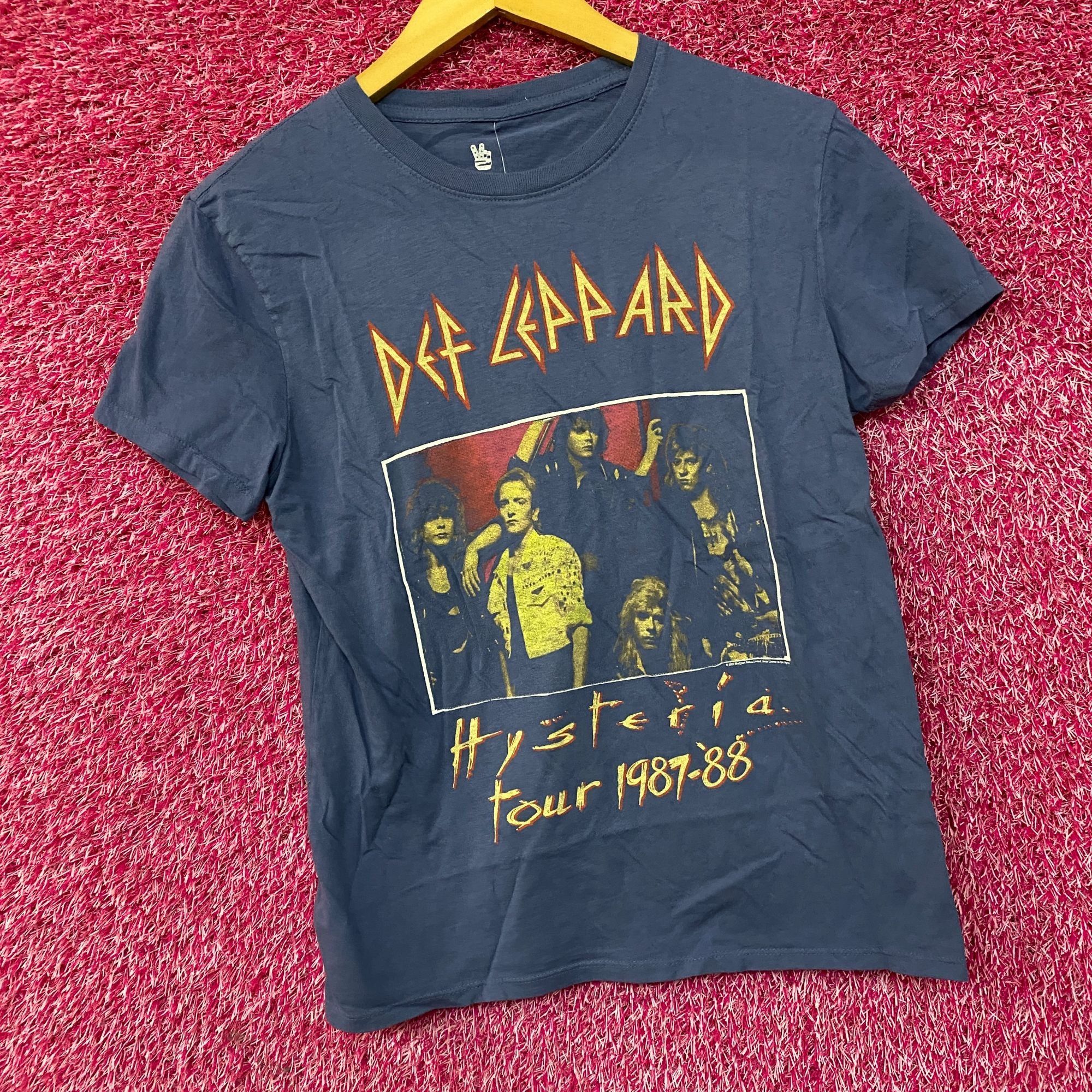 Junk Food Def Leppard Hysteria Tour 1987-88 T-Shirt Size Extra Small Size US XS / EU 42 / 0 - 3 Thumbnail