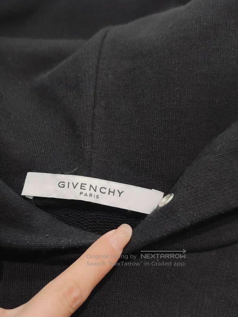 Givenchy Givenchy Slogan Logo Hooded Jacket Size US XS / EU 42 / 0 - 3 Thumbnail