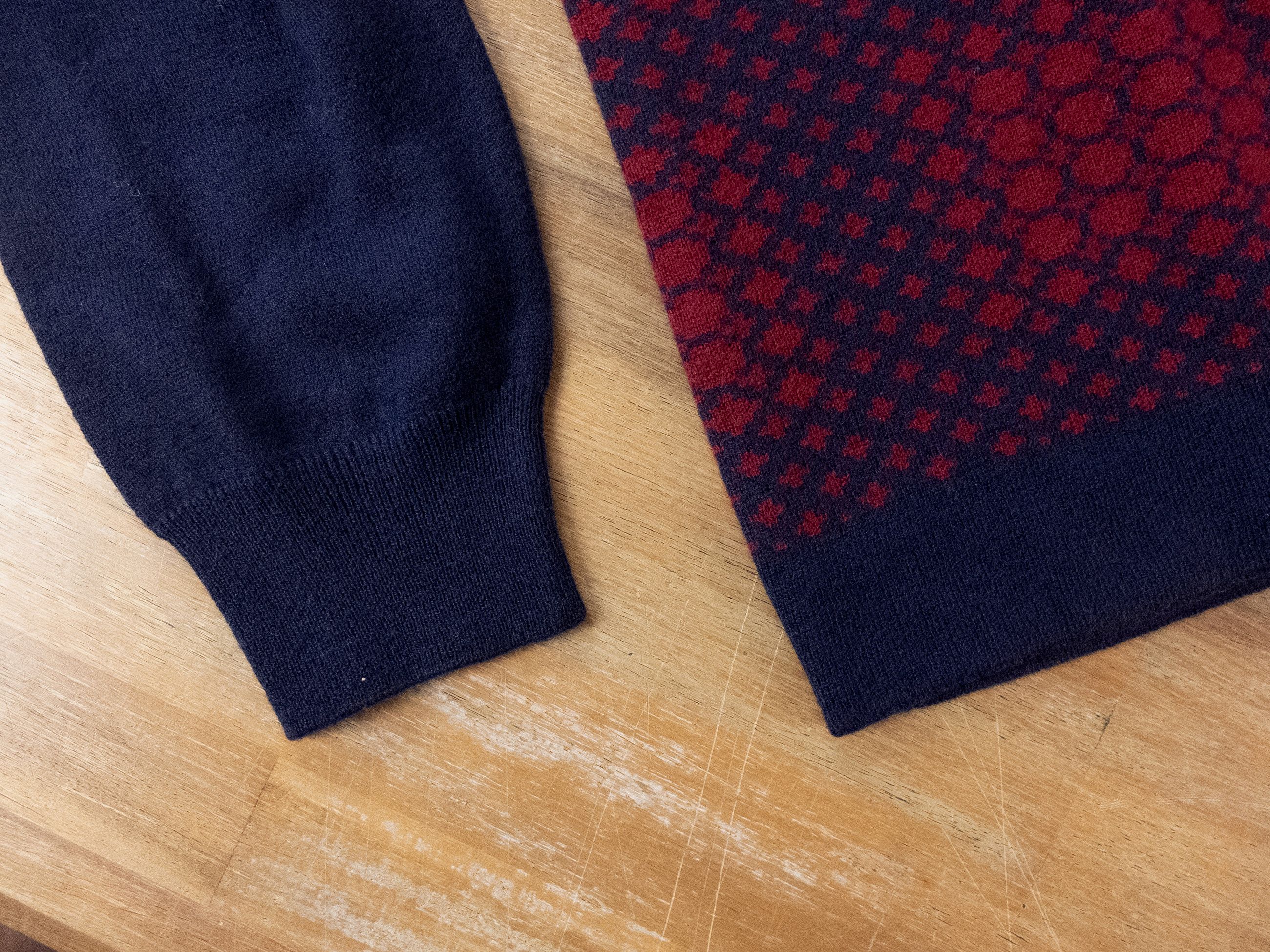 Zanone ZANONE navy blue crewneck wool sweater XXL / 54 IT q Size US XXL / EU 58 / 5 - 3 Thumbnail
