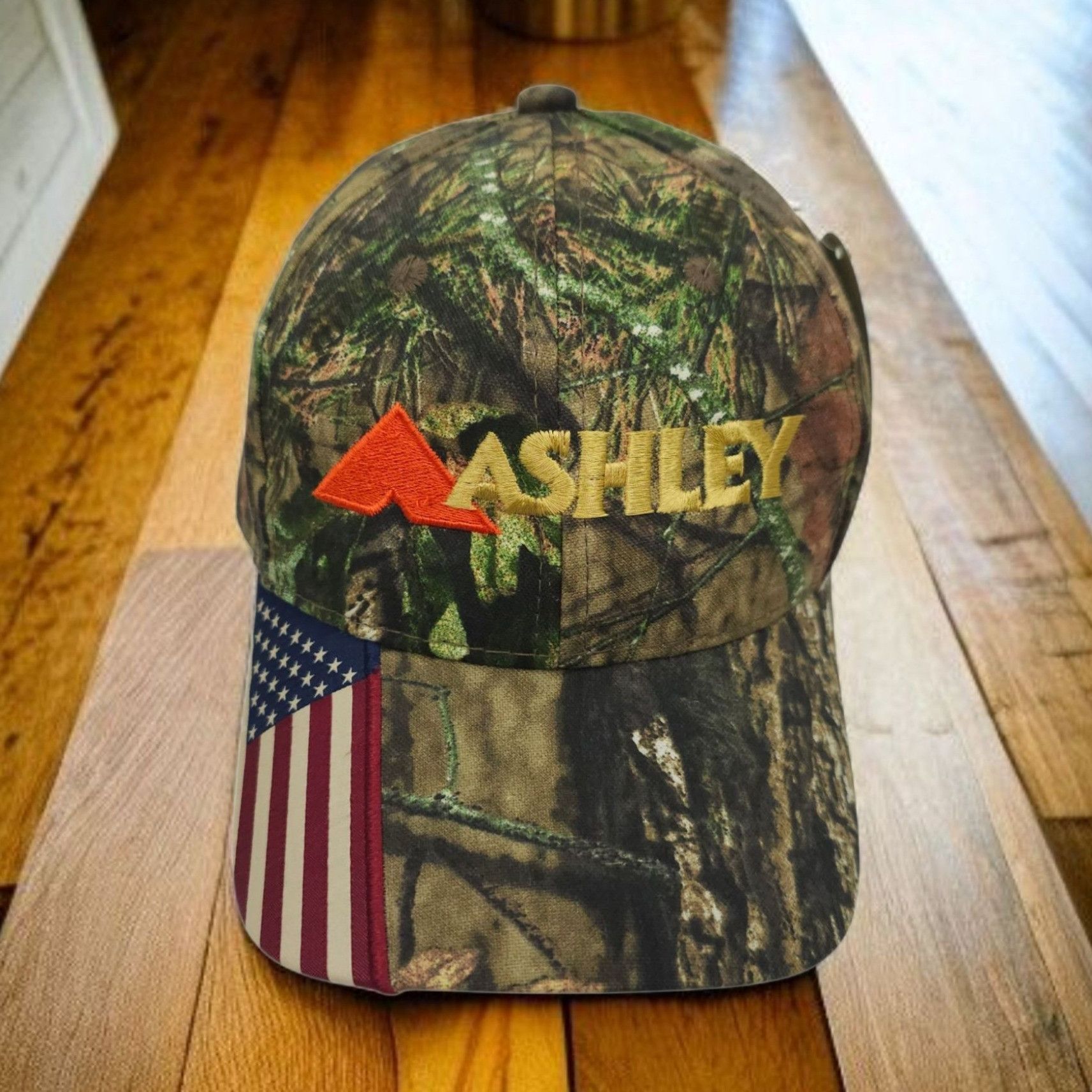 Other Mossy Oak Ashley Camo Strapback Cap Hat Trucker Baseball Hun Size ONE SIZE - 1 Thumbnail