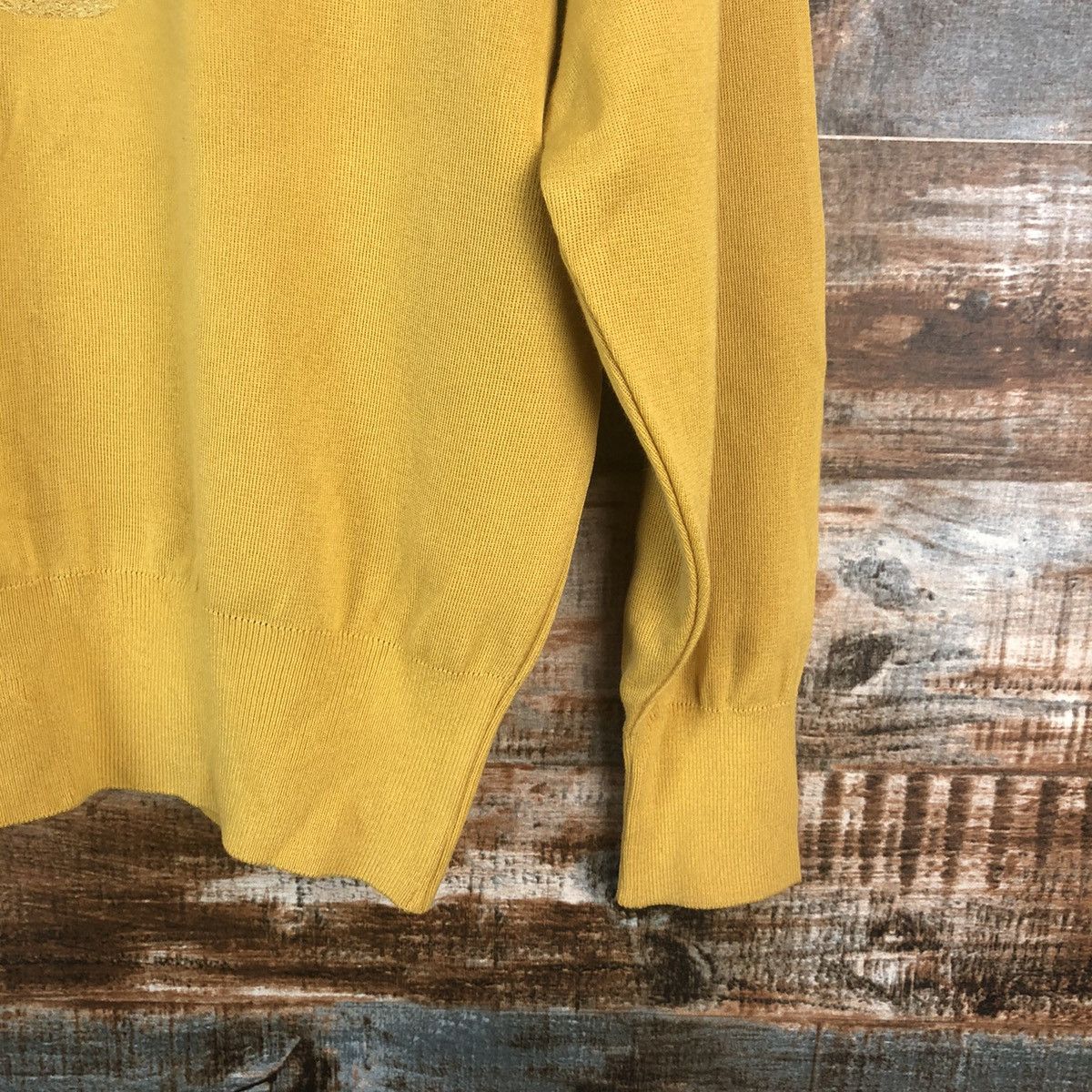 Japanese Brand × Vintage Eljuone elephant Yellow Cardigan Knitwear #A2284 Size M / US 6-8 / IT 42-44 - 18 Thumbnail