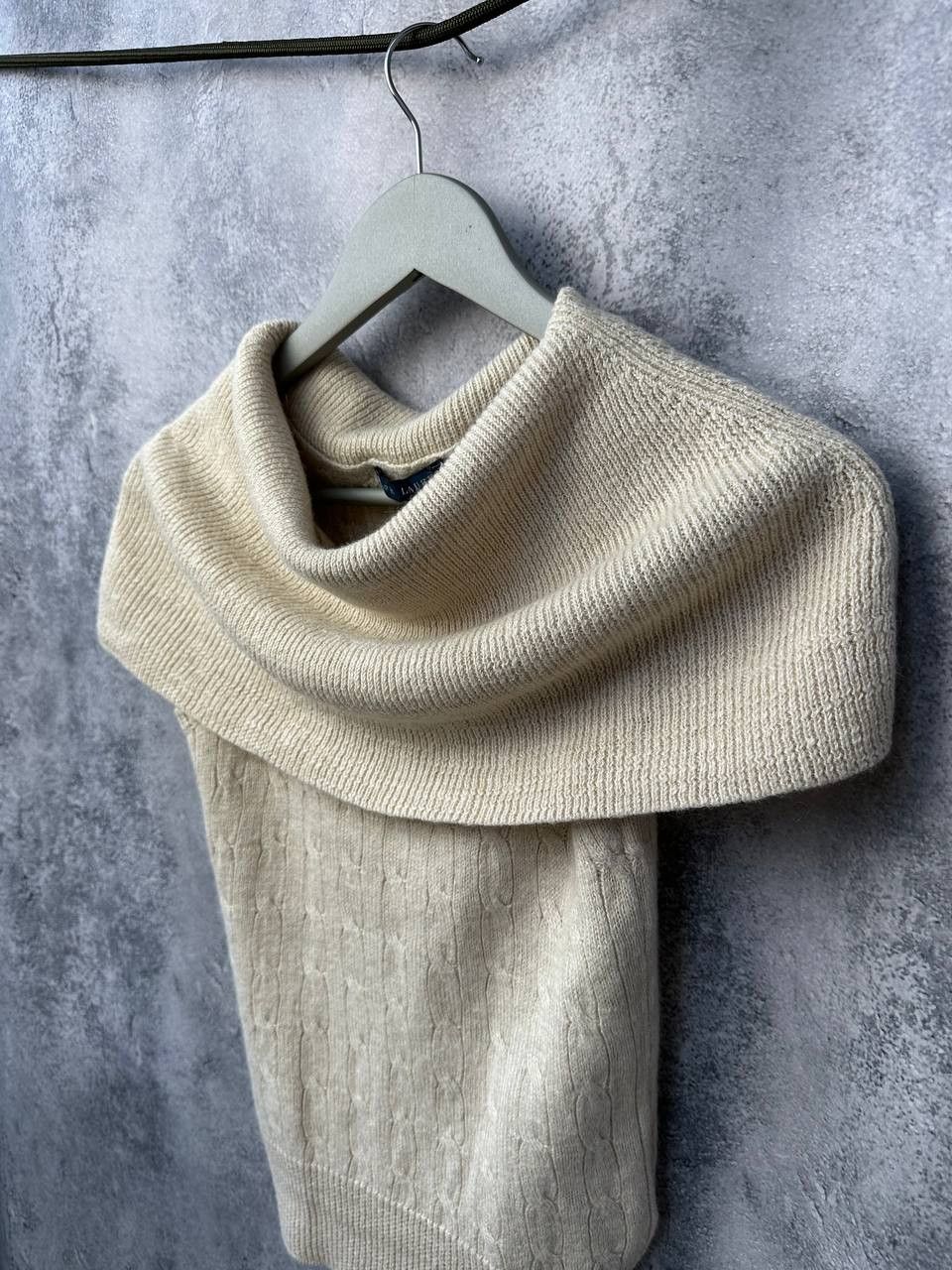 Ralph Lauren Ralph Lauren Cowl Neck Sweater Linen/Alpaca Vest Vintage Size M / US 6-8 / IT 42-44 - 6 Thumbnail