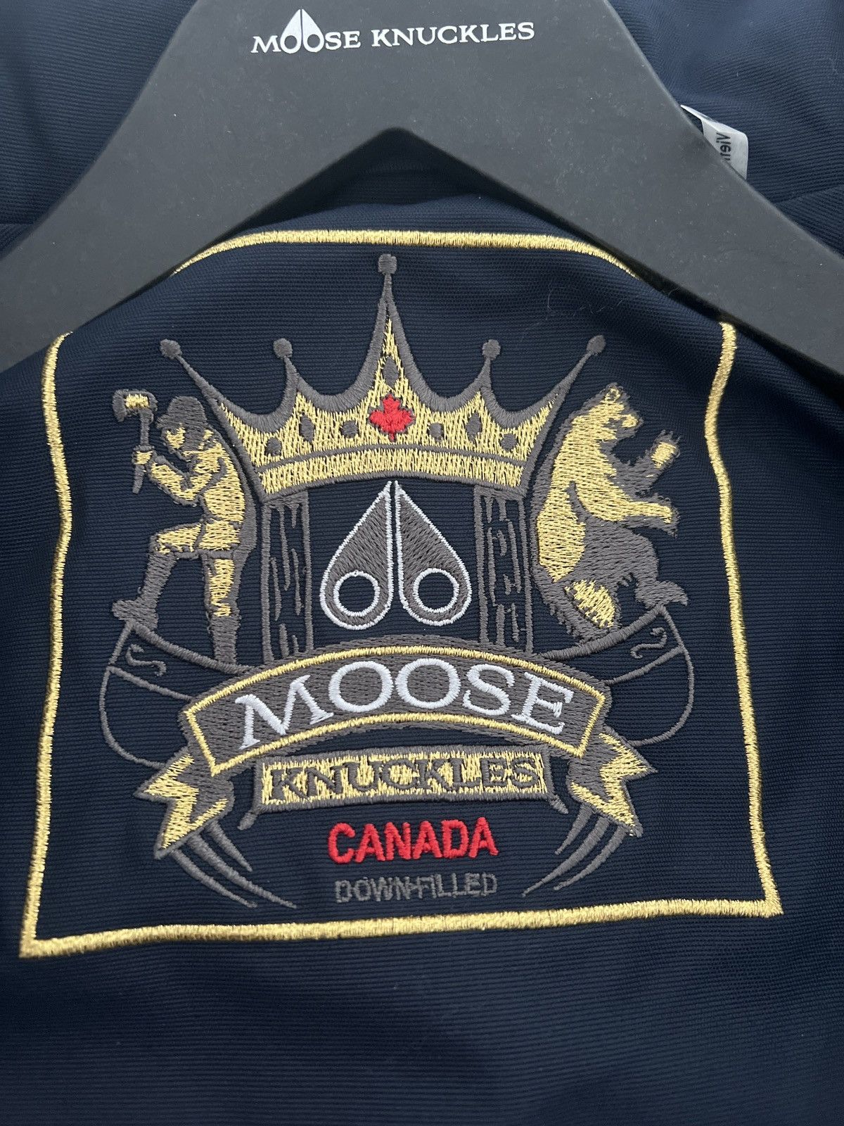 Moose Knuckles Womens Small Navy Parker Size S / US 4 / IT 40 - 5 Thumbnail