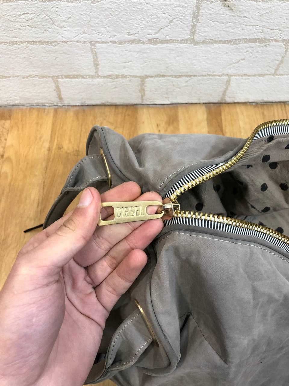 Diesel × Vintage Vintage Diesel Multi Pocket Leather Cargo Bag Avant Garde Size ONE SIZE - 19 Thumbnail