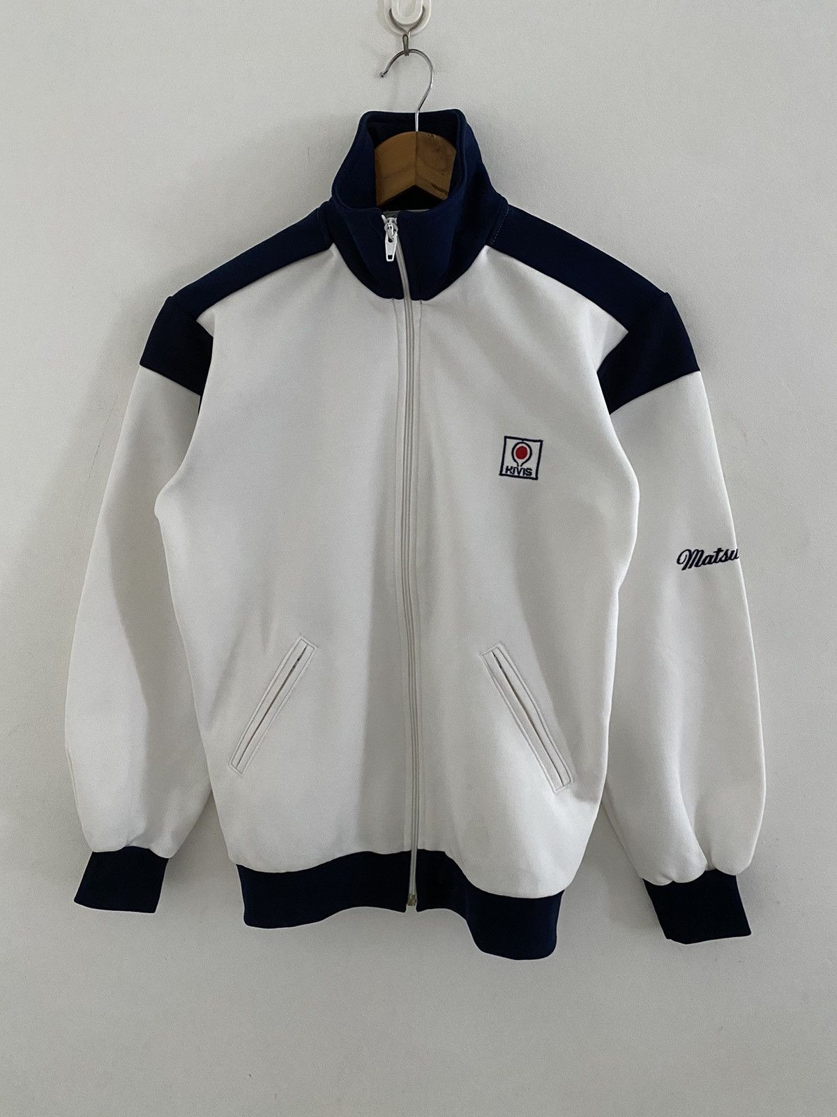 Japanese Brand vintage JAPAN NISSAN MOTO ZAMA TENNIS CLUB tracktop jacket Size US M / EU 48-50 / 2 - 3 Thumbnail