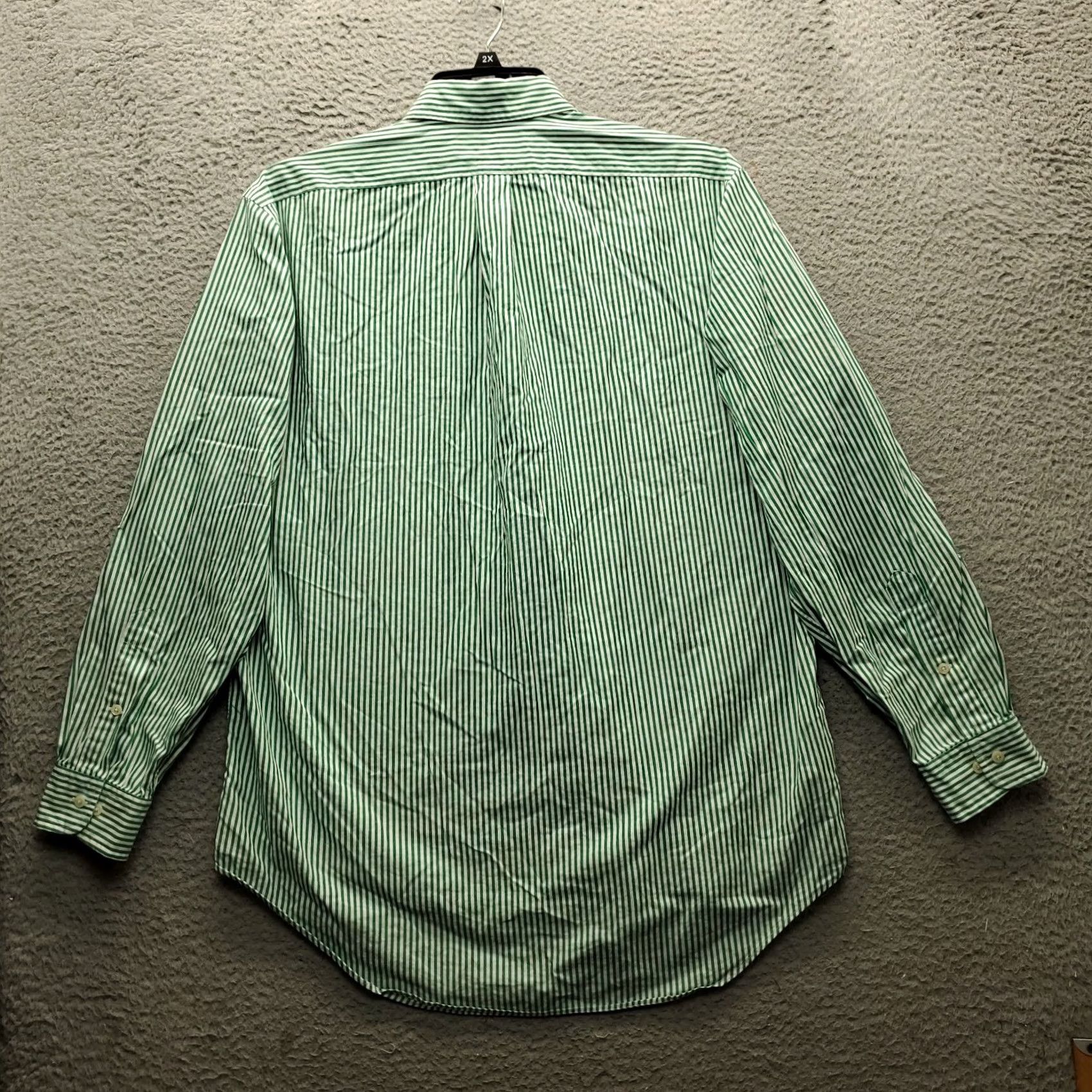 Ralph Lauren Ralph Lauren Dress Shirt Mens 16 Multi Striped Yarmouth Pony Logo Button-Down Size 42R - 2 Thumbnail