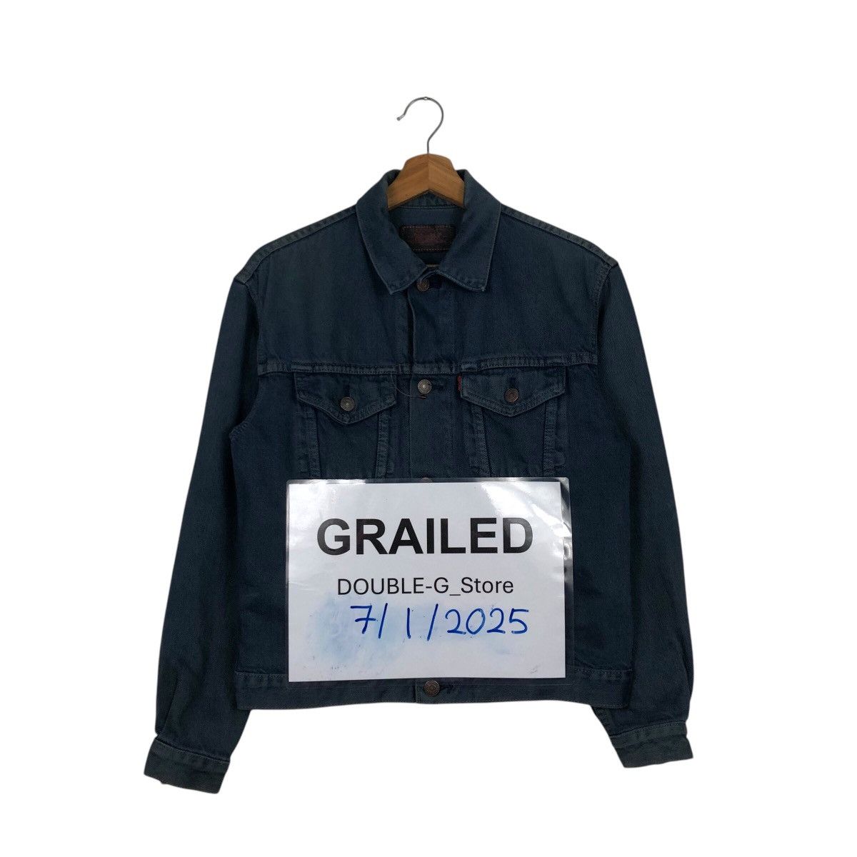 Levi's 📌Vintage Trucker Denim Jacket Cropped Levi's Size US S / EU 44-46 / 1 - 1 Thumbnail