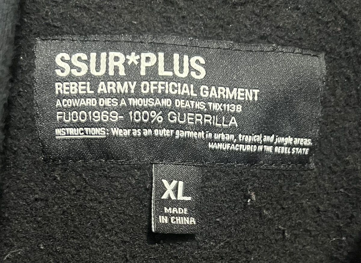 SSUR Authentic SSUR* Plus Rebel Army Official garment hoodie XL Size US XL / EU 56 / 4 - 5 Thumbnail