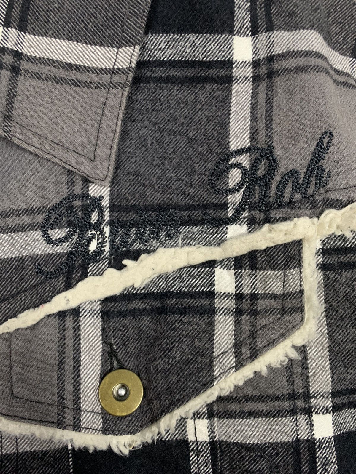 Japanese Brand Japanese Clone Devgru Plaid Multipockets Sherpa Lined Jacket Size US M / EU 48-50 / 2 - 8 Thumbnail