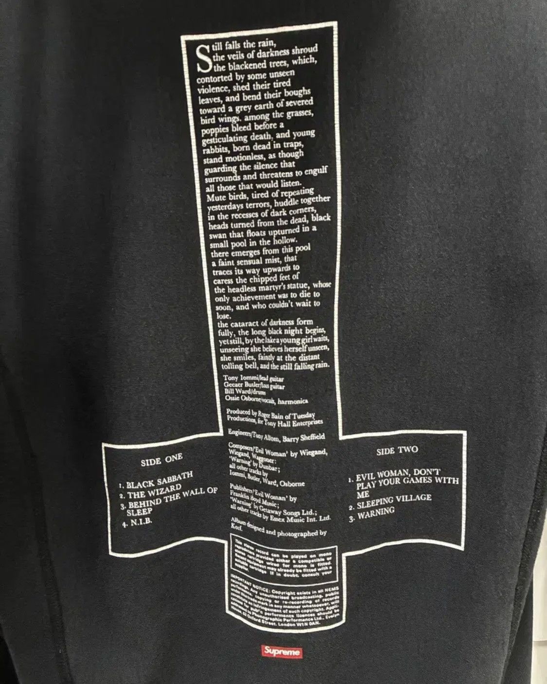 Supreme Supreme Black Sabbath Hoodie Size US L / EU 52-54 / 3 - 4 Thumbnail