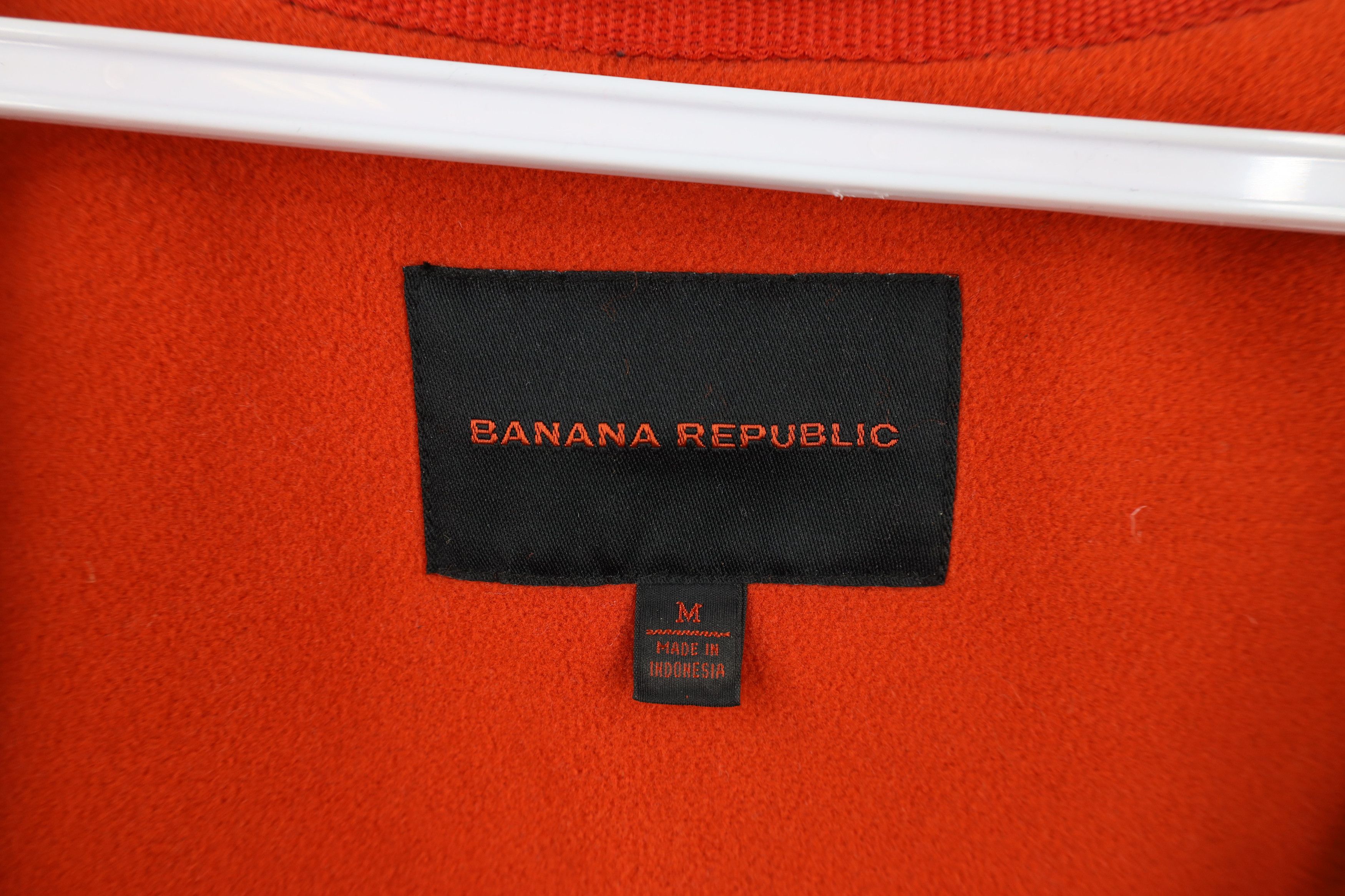 Banana Republic Vintage Y2K Banana Republic Block Fleece Zip Vest Jacket Size US M / EU 48-50 / 2 - 9 Thumbnail