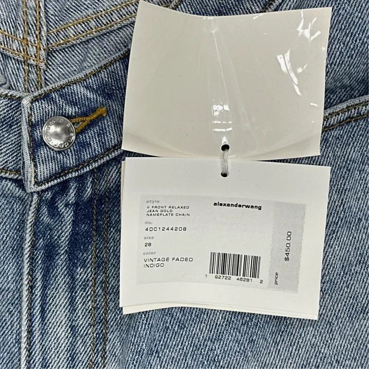 Alexander Wang Alexander Wang Cleanfit Loose Straight Leg Jeans - Size 28" / US 6 / IT 42 - 3 Thumbnail