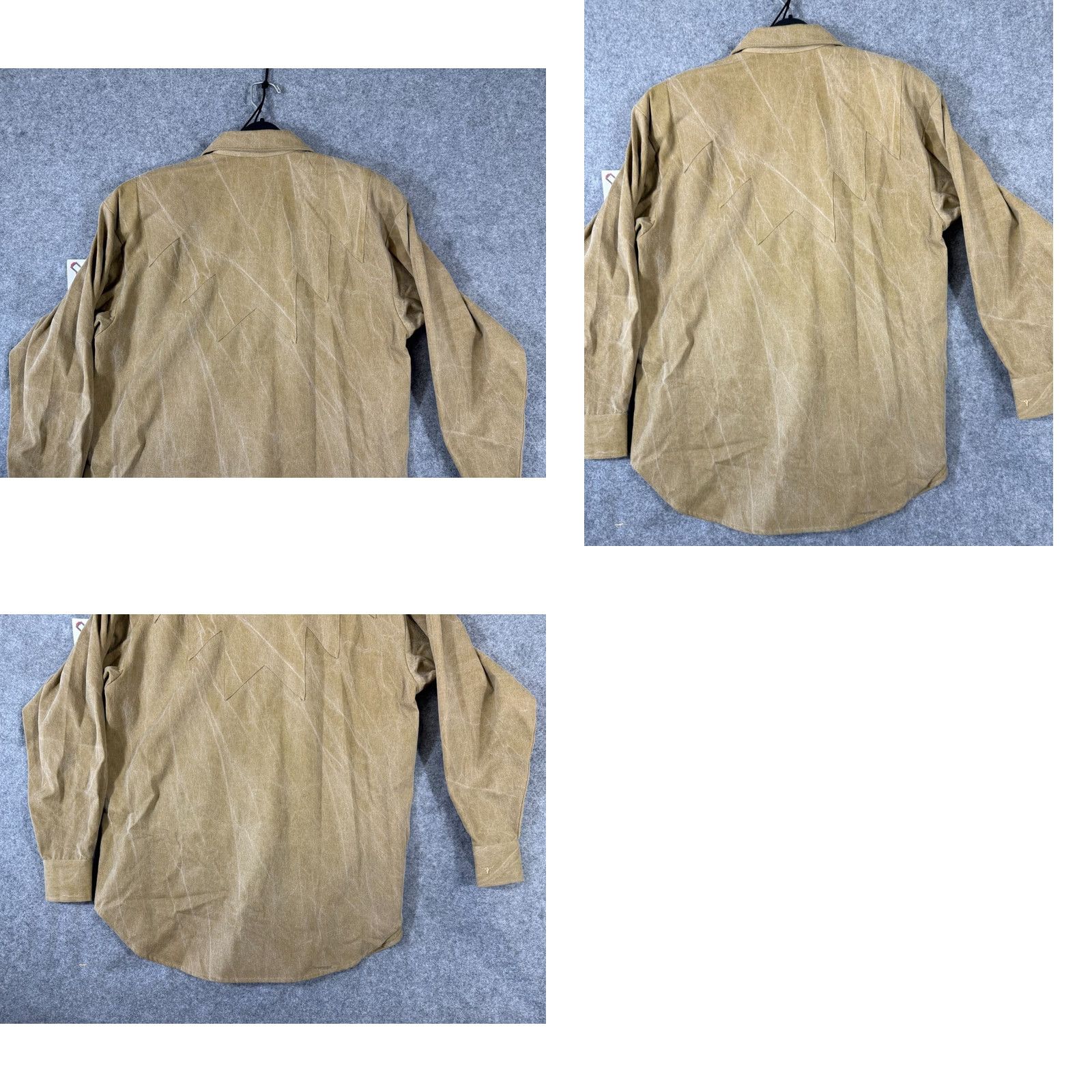 Vintage VINTAGE Longhorn Niver Western Wear Shirt Womens Small Beige Metal Buttons Long Sleeve Cowgirl Size S / US 4 / IT 40 - 9 Thumbnail