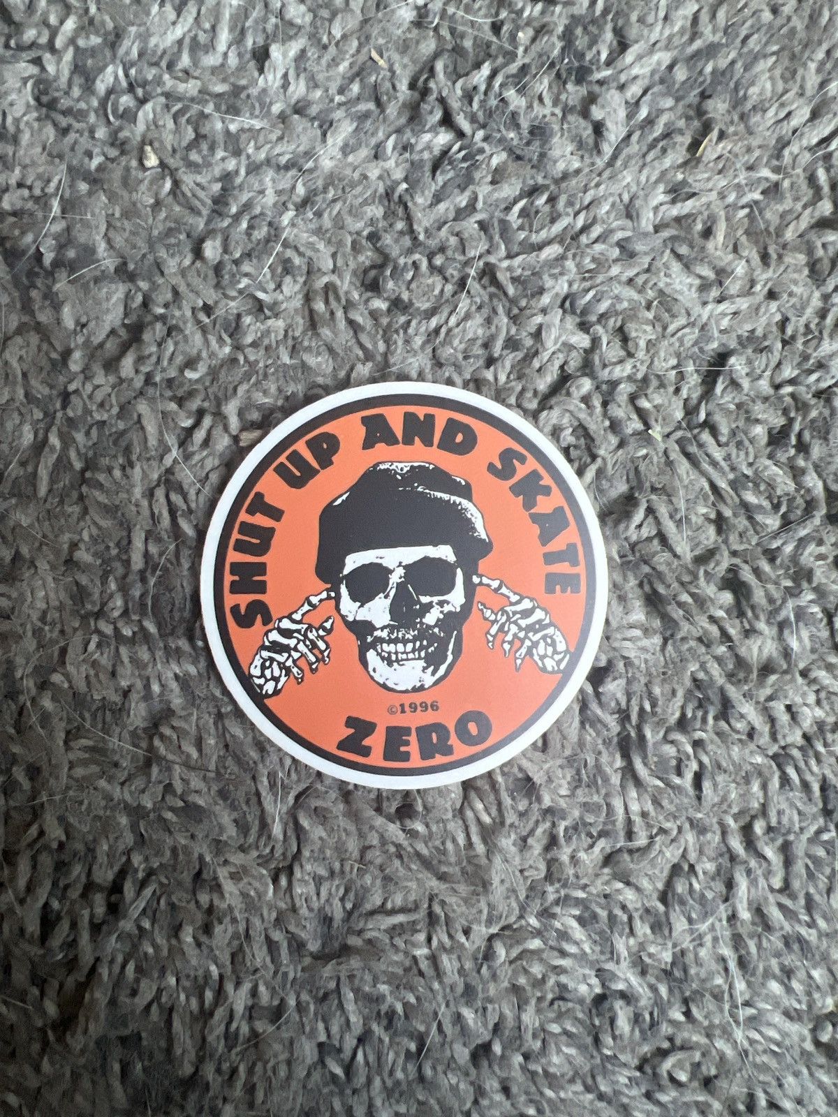 Zero Skateboards 1996 Zero Shut Up And Skate Sticker Size ONE SIZE - 1 Thumbnail