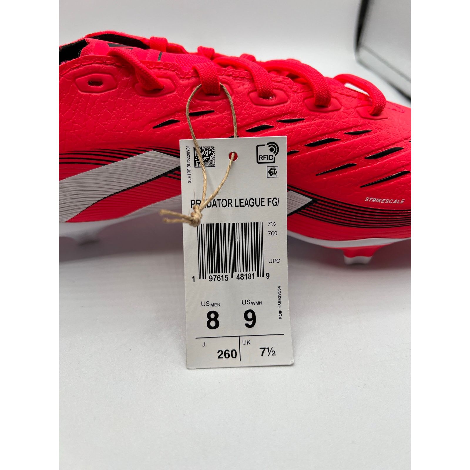 Adidas Adidas Predator League FG/MG “Pure Victory Pack” size 8 mens Size US 8 / EU 41 - 8 Thumbnail
