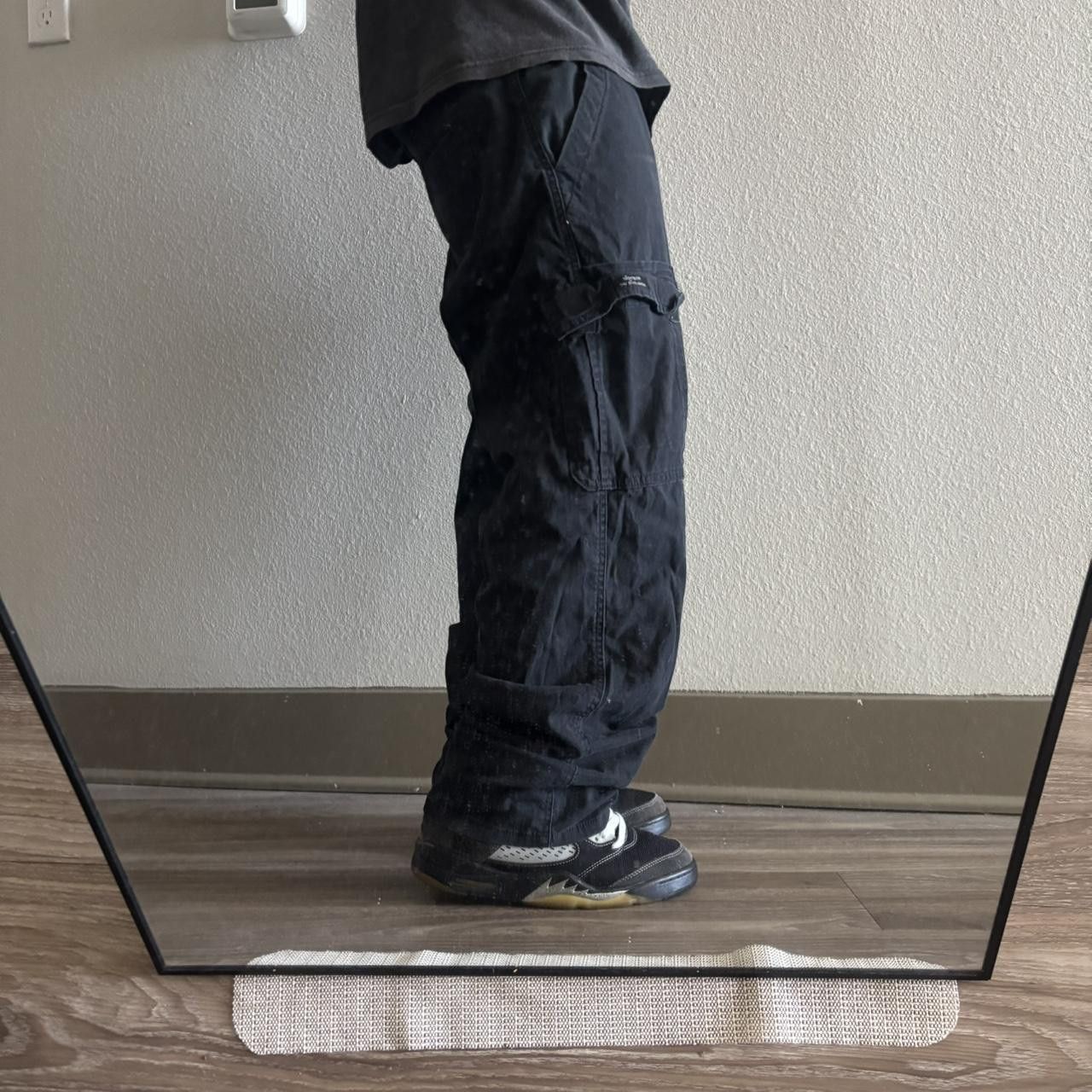 Japanese Brand Crazy Vintage Y2K/2000s Grunge Black Skater Cargo Pants! 34x29 Size US 34 / EU 50 - 2 Thumbnail