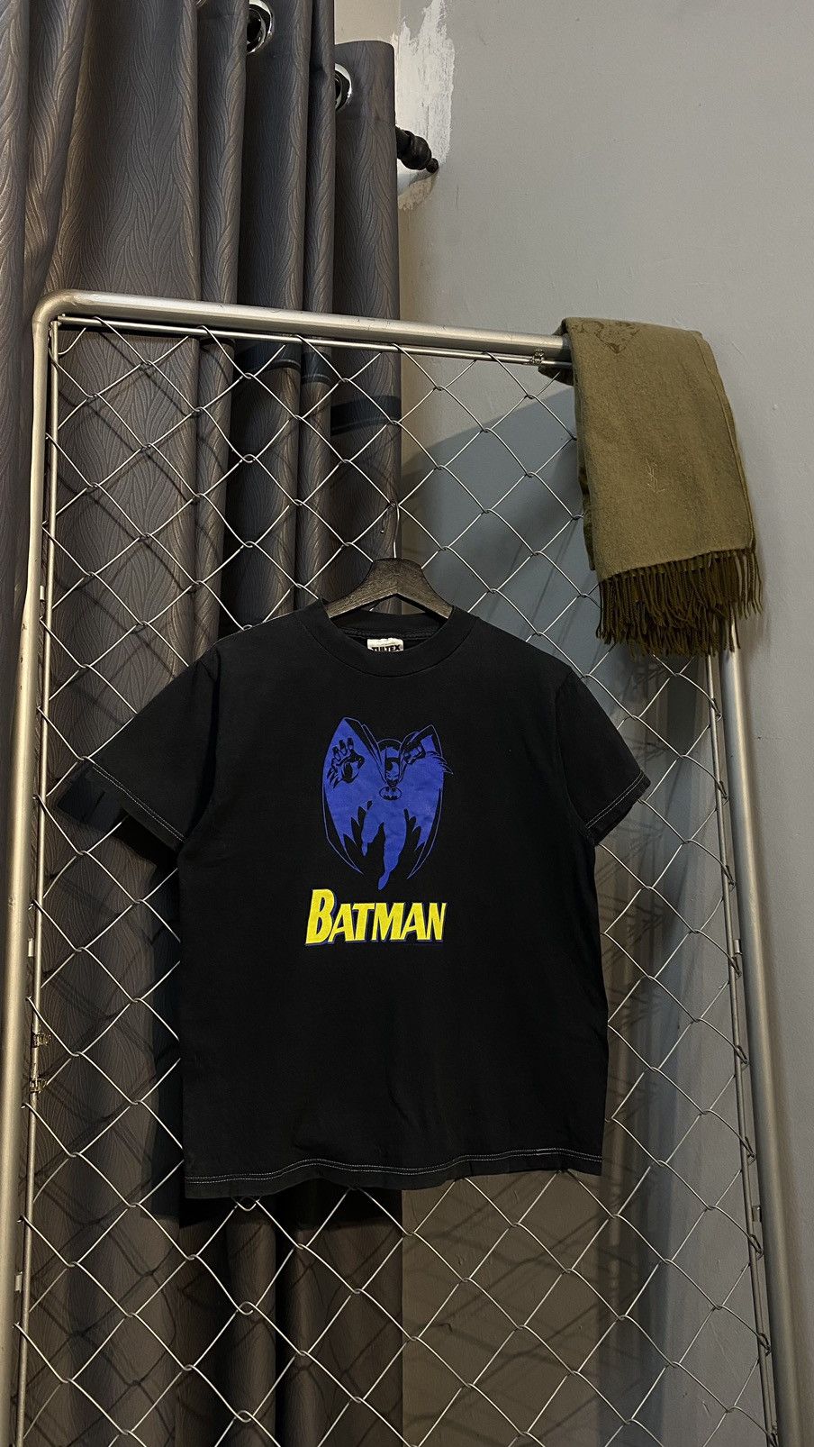 DC Comics × Vintage VINTAGE DC COMICS BATMAN BIG PRINT BLACK SMALL Size US S / EU 44-46 / 1 - 1 Thumbnail