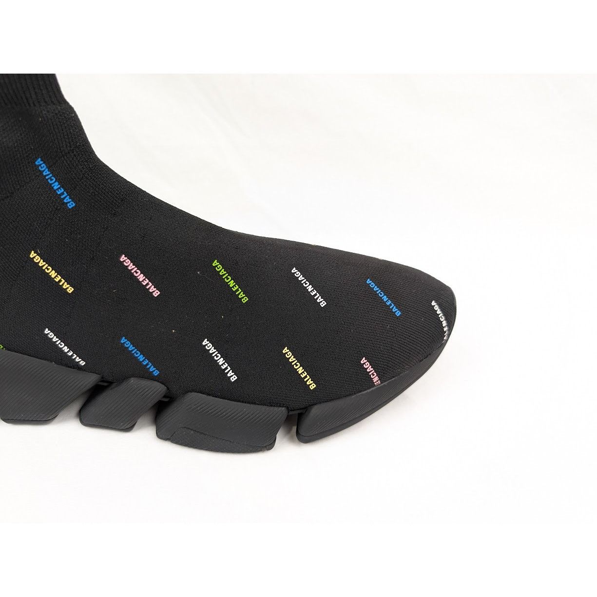 Balenciaga o1rshd1 Q:4/ Recycled Speed 2.0 Low-Top Sneakers Black Size US 12 / EU 45 - 4 Thumbnail