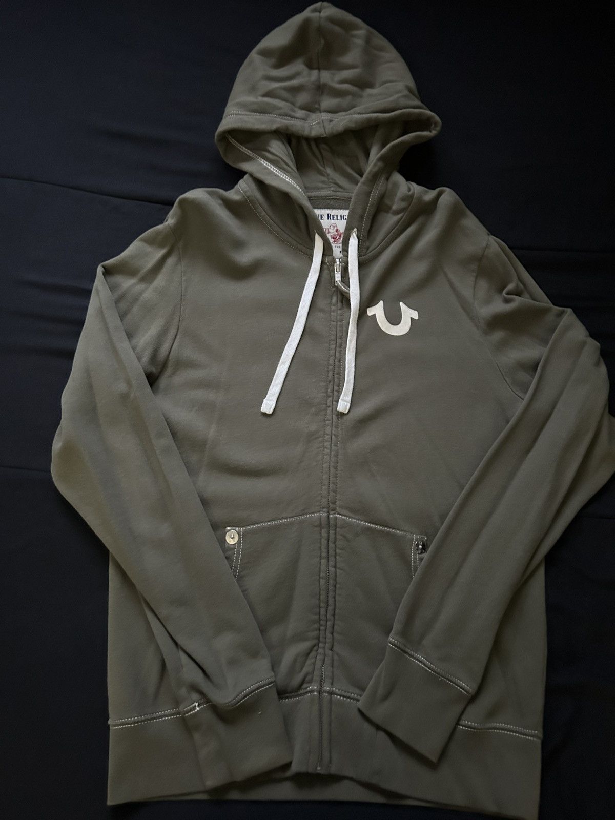 True Religion True Religion Light Olive Hoodie Size US M / EU 48-50 / 2 - 1 Thumbnail