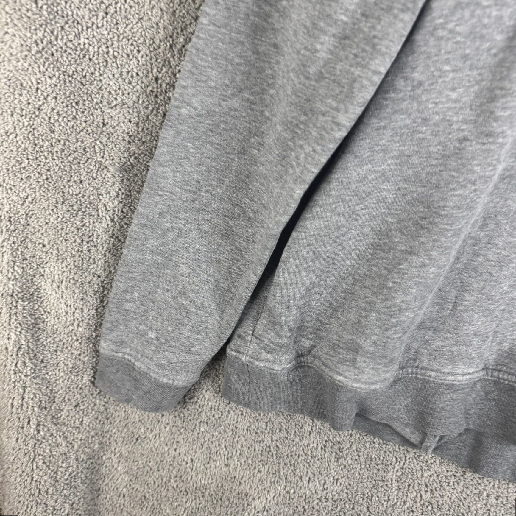 Nike Nike Hoodie Mens Large Gray Funnel Neck Fleece Pullover Sweatshirt Swoosh Logo Size US L / EU 52-54 / 3 - 2 Thumbnail