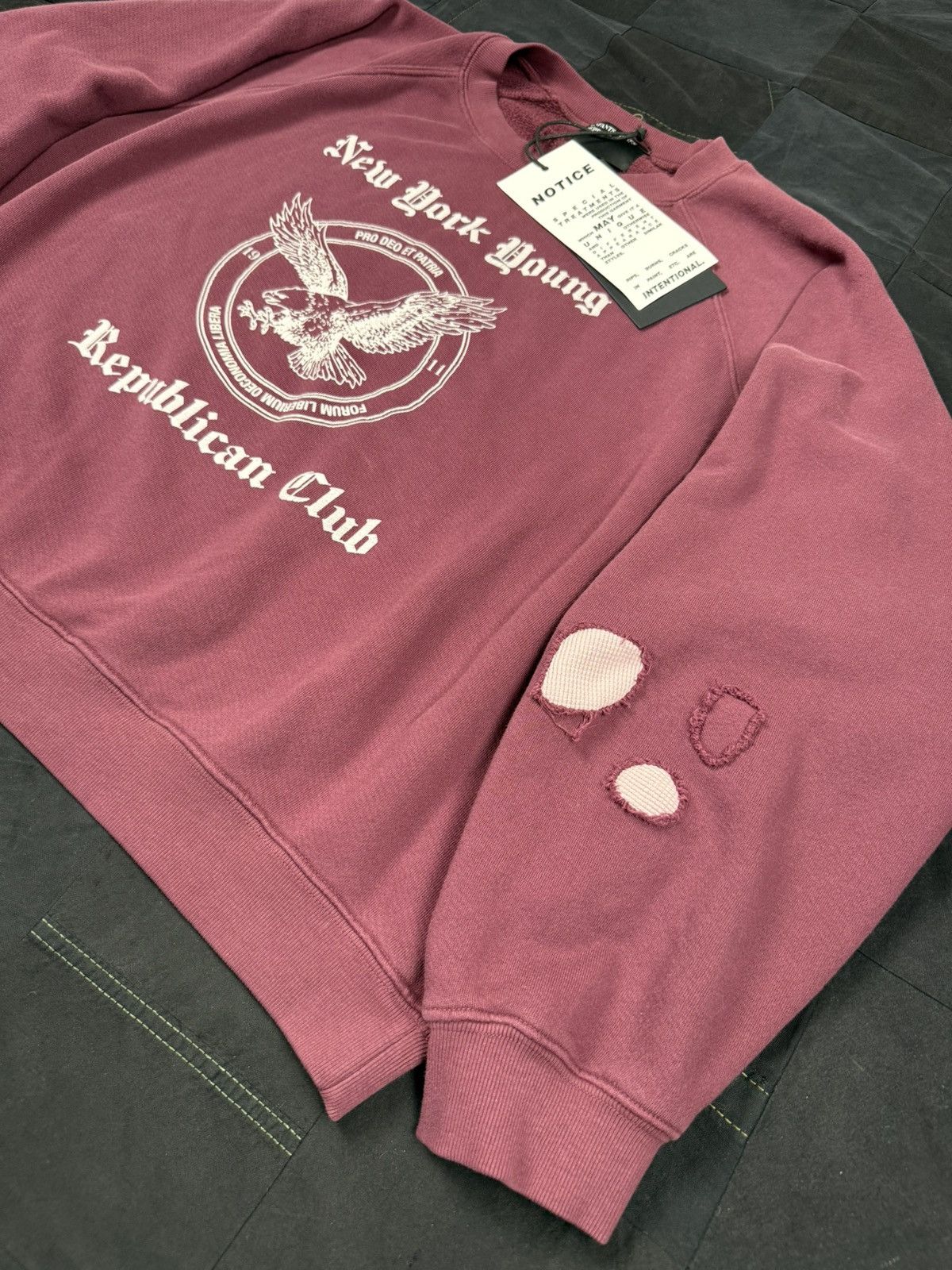 Enfants Riches Deprimes New York Young Republican Club Sweatshirt Size US L / EU 52-54 / 3 - 3 Thumbnail
