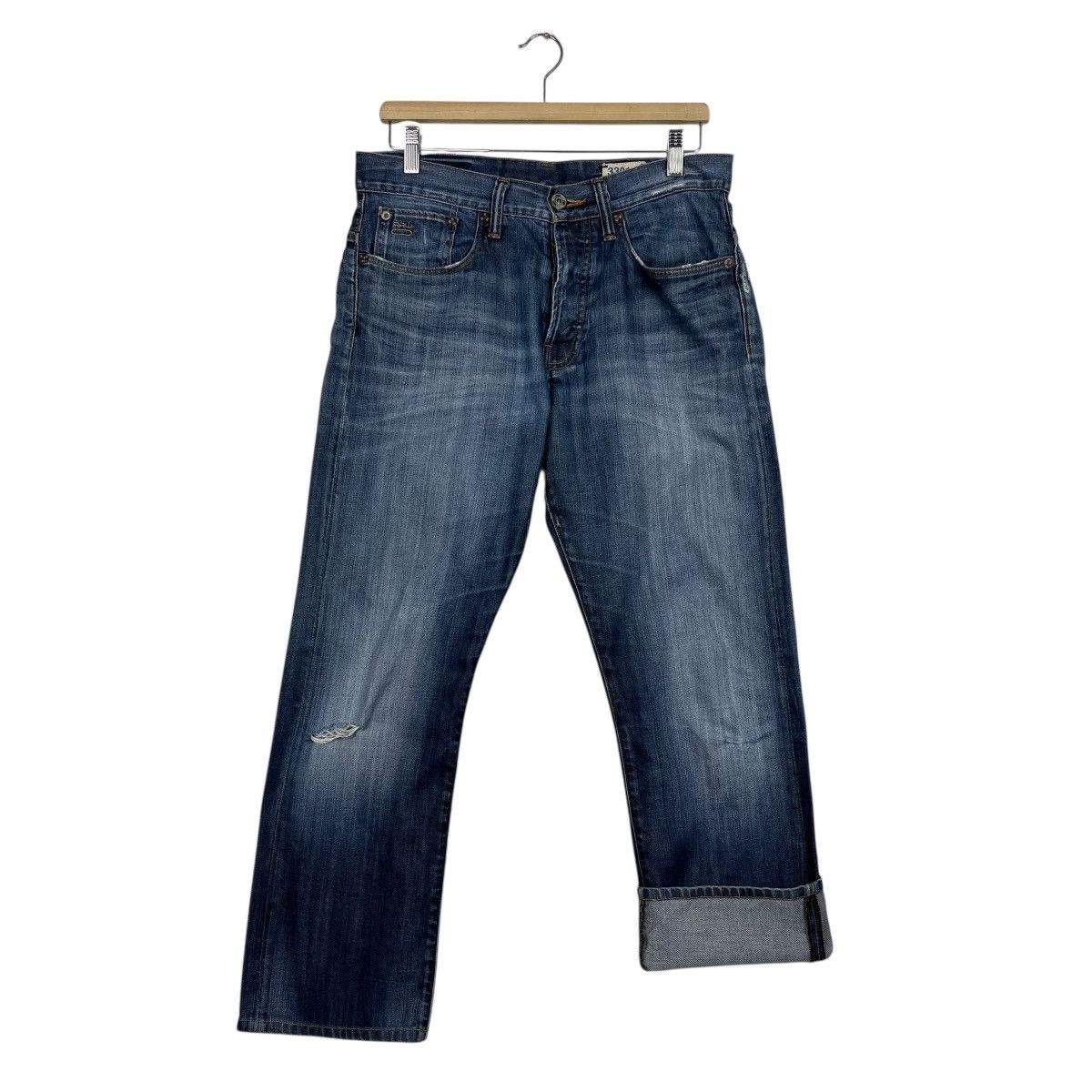 G-Star Vintage G Star Raw Denim Jeans Size US 32 / EU 48 - 11 Thumbnail