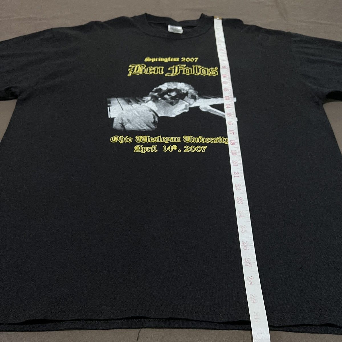 Band Tees Vintage Y2K 2007 Ben Folds Promo Tee XL ohio university Size US L / EU 52-54 / 3 - 7 Thumbnail