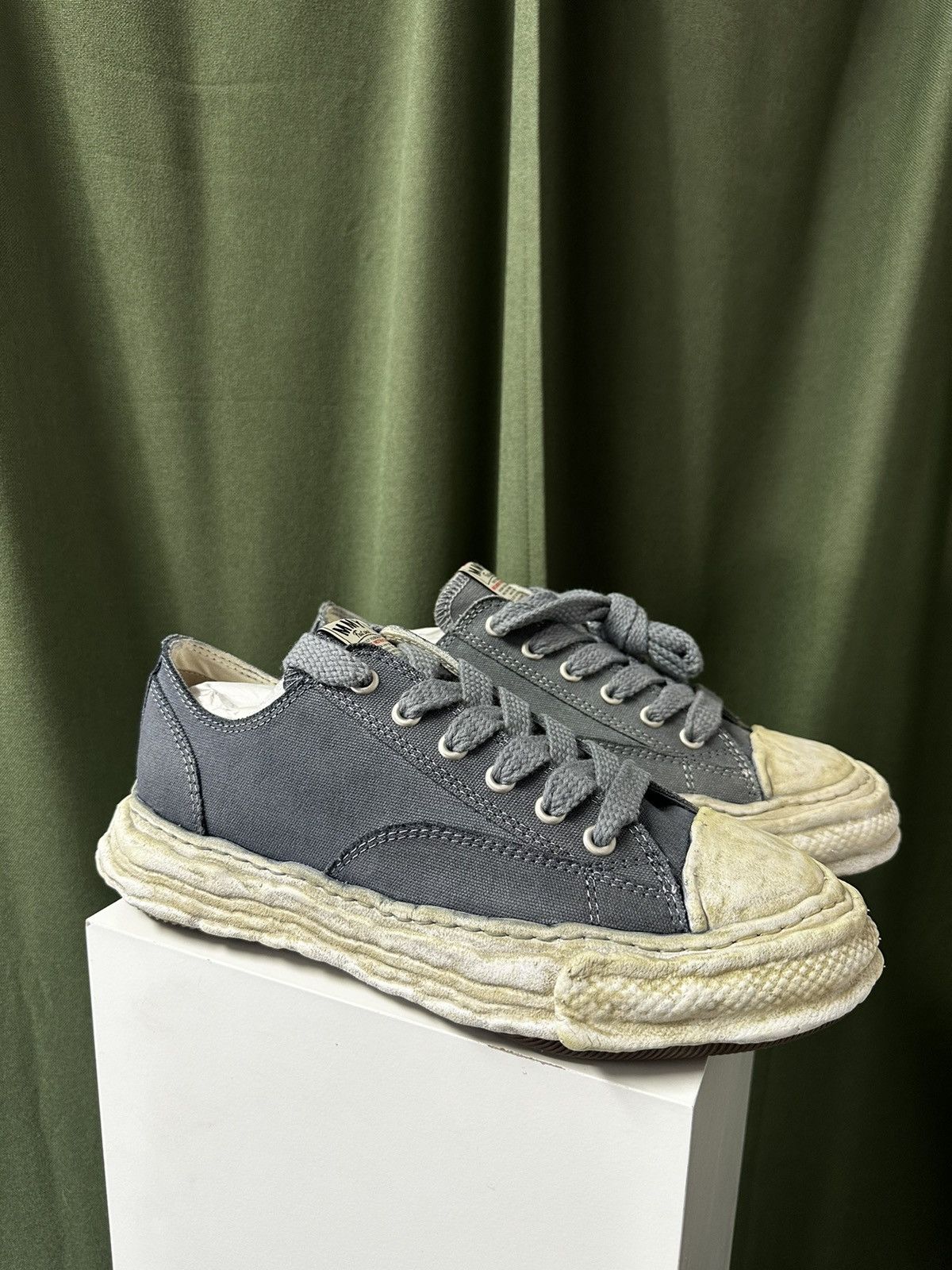 Maison MIHARA YASUHIRO Maison Mihara Peterson 23 OG Sole Canvas Low Dyed Black Size US 10.5 / EU 43-44 - 3 Thumbnail