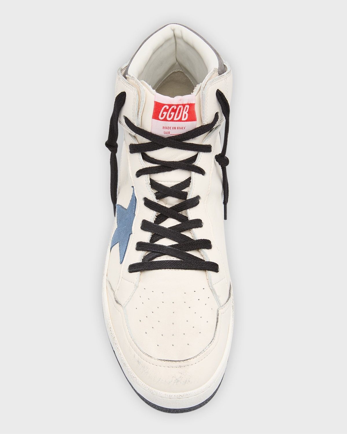 Golden Goose o1w1db10625 Sky-Star Leather High Top Sneakers in Multicolor Size US 12 / EU 45 - 6 Thumbnail