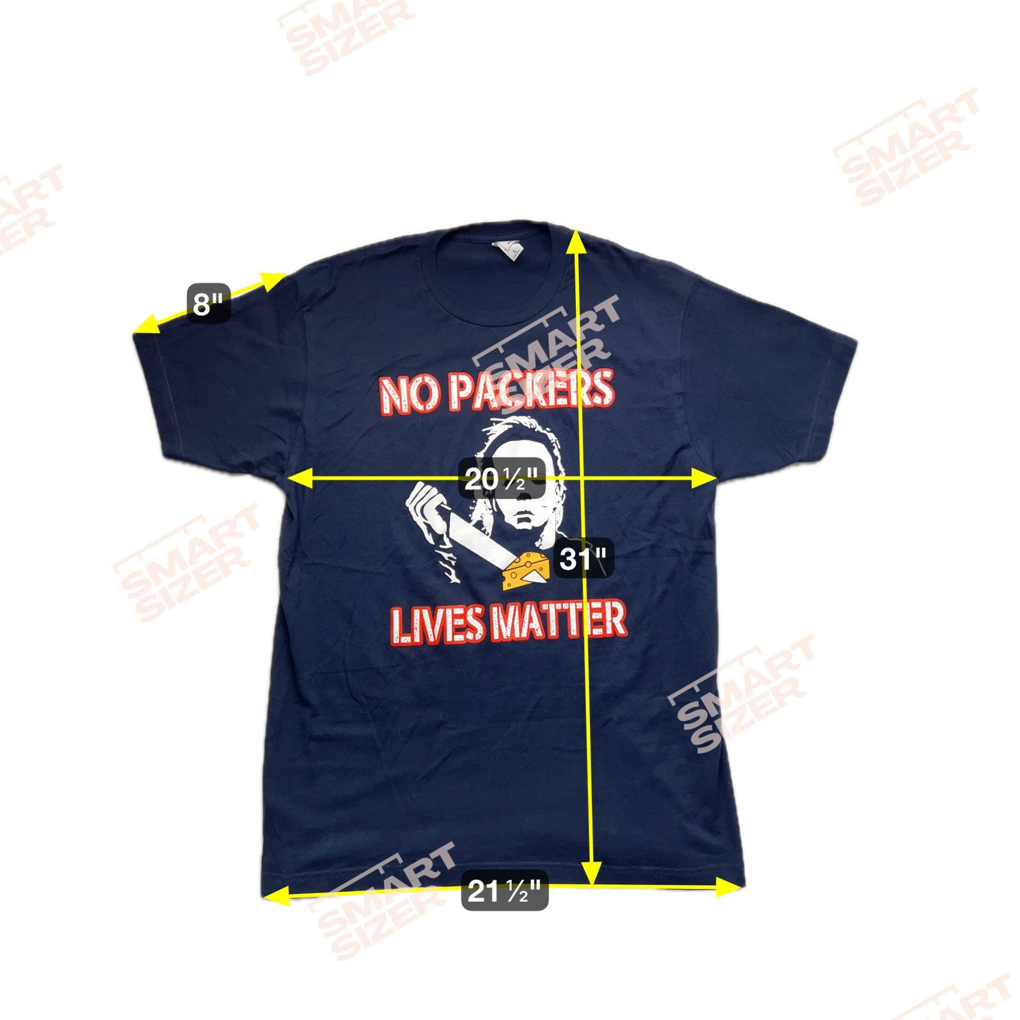 Tultex No Packers Lives Matter Lrg T-Shirt Shirt Size US L / EU 52-54 / 3 - 5 Thumbnail