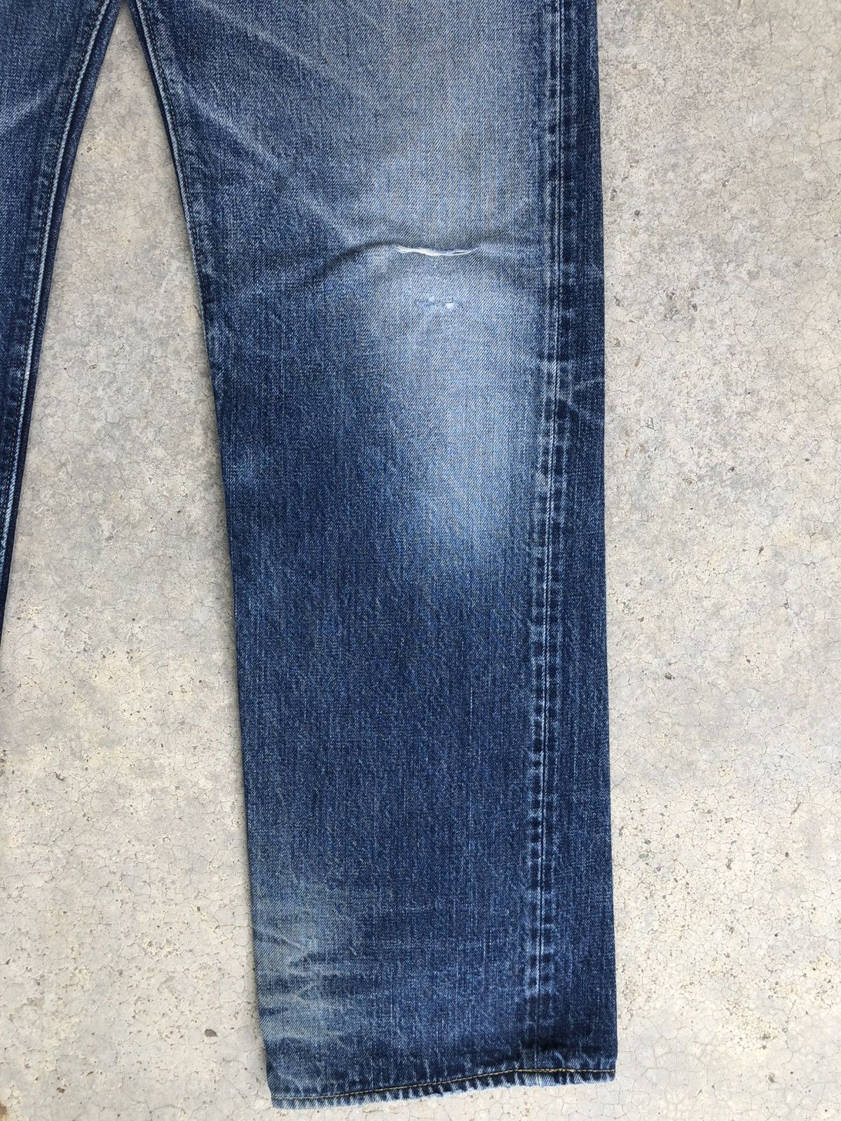 Sugar Cane Vintage Sugarcane 901 Star Distressed Jeans Selvedge Denim Size US 32 / EU 48 - 6 Thumbnail