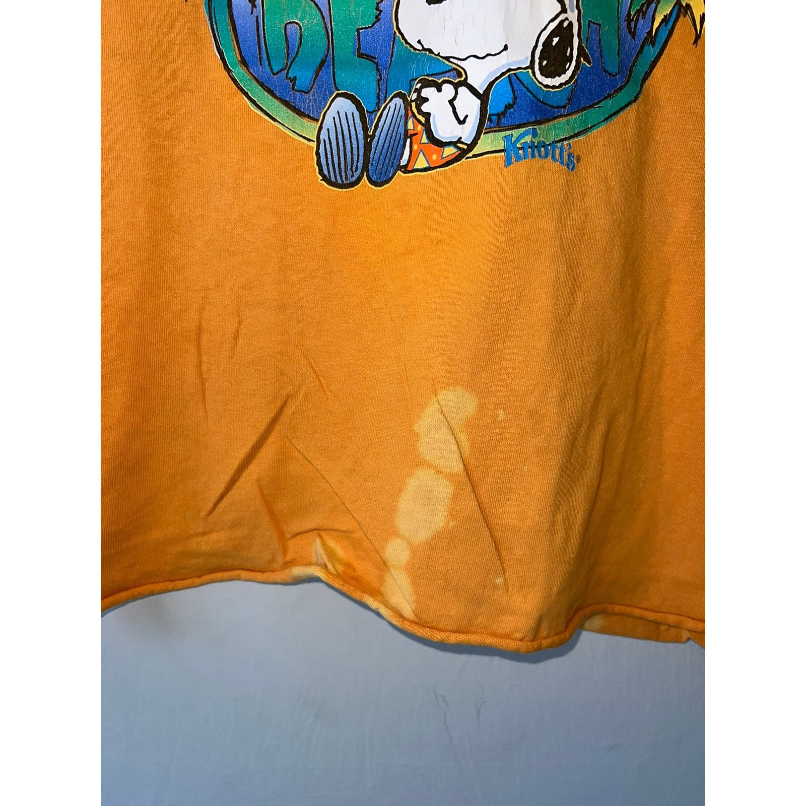 Vintage Vintage Womens Snoopy Crop Top Shirt Tee Beach Cartoon 90s L Size L / US 10 / IT 46 - 6 Thumbnail