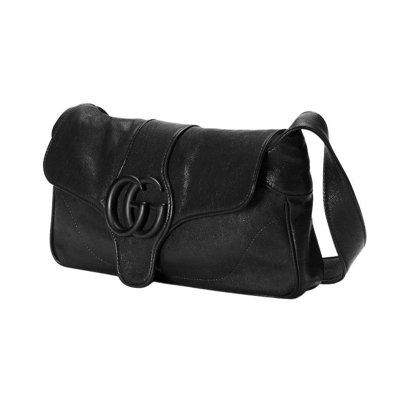 Gucci GUCCI Aphrodite Small Black Leather Shoulder Bag New Auth. Size ONE SIZE - 2 Thumbnail