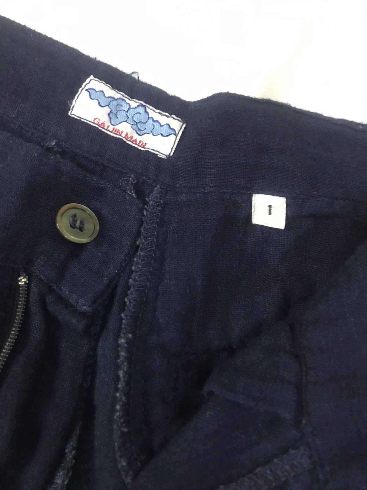 Indigo × Japanese Brand GAIJIN MADE - INDIGO DYED SOFT COTTON CARGO PANTS Size US 29 - 5 Thumbnail
