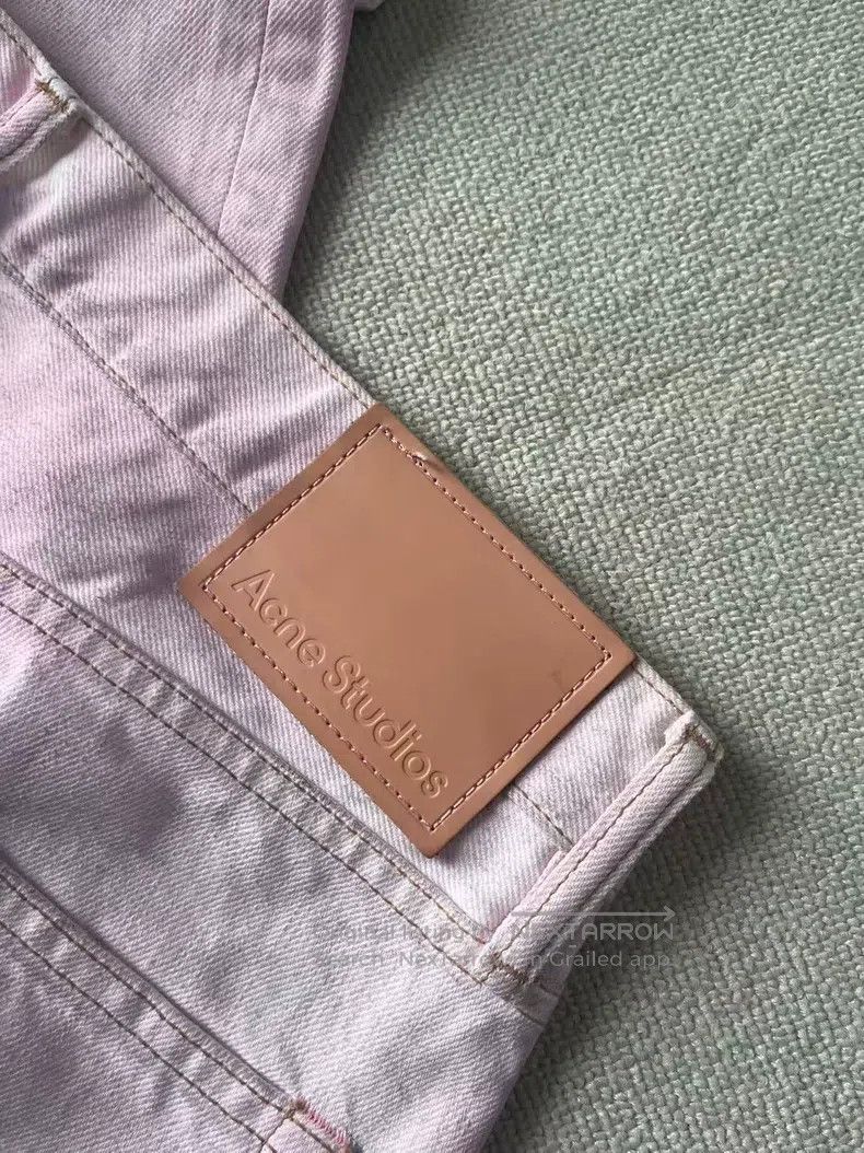 Acne Studios Acne Studios 1981 distressed vintage low-rise wide-leg str Size US 32 / EU 48 - 3 Thumbnail