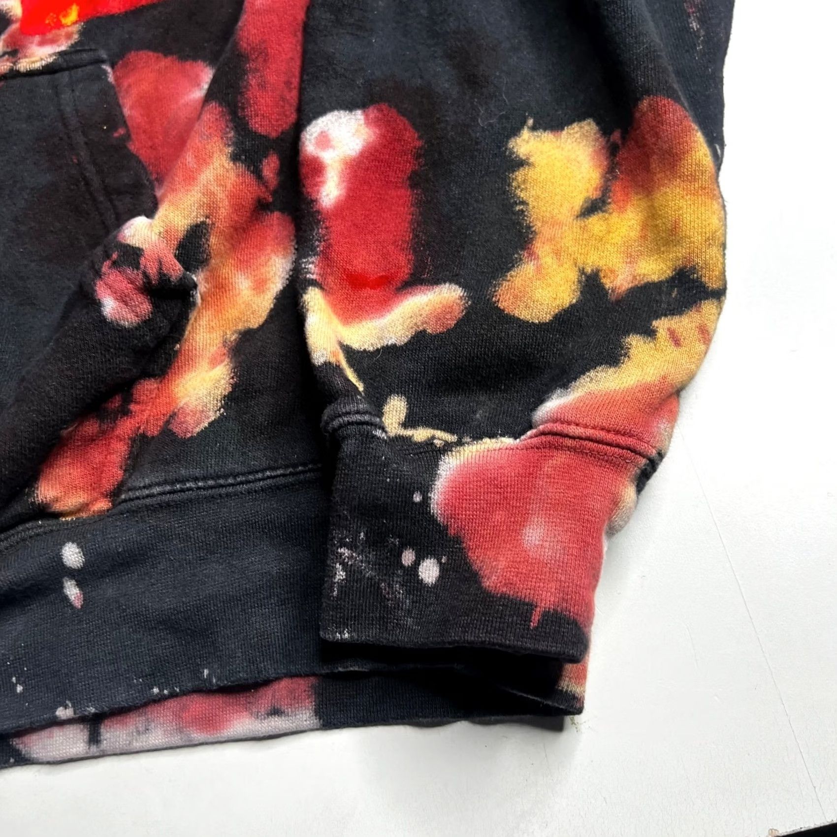 Vintage The Weeknd After Hours XO Hoodie Mens M Black Red Tie Dye Tour Merch Puff Print Size US M / EU 48-50 / 2 - 8 Thumbnail