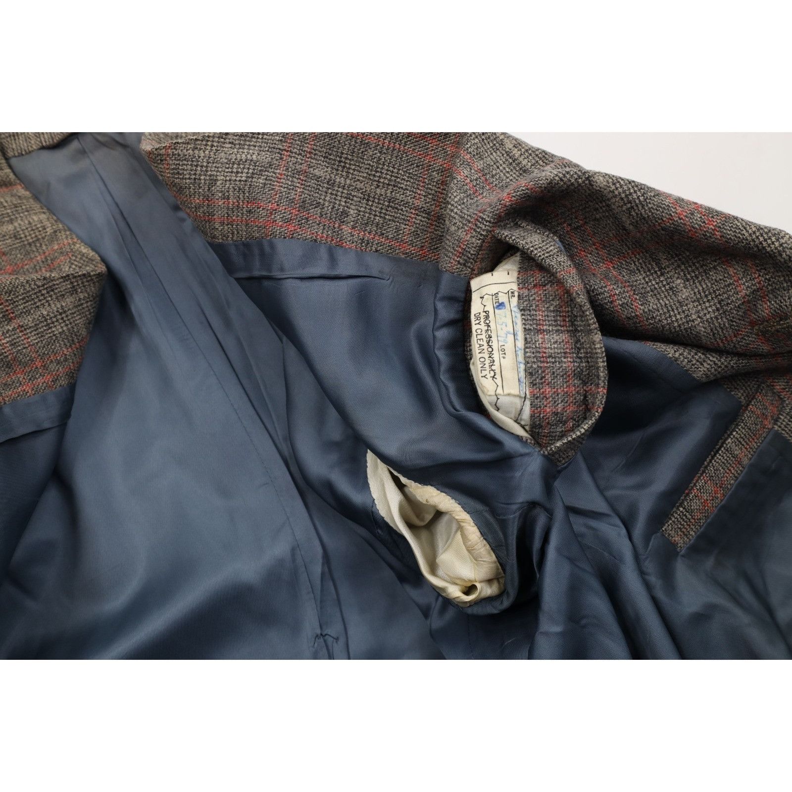 Pierre Cardin Vintage 70s Pierre Cardin 3 Piece Wool Tweed Suit Wedding Size 44R - 7 Thumbnail