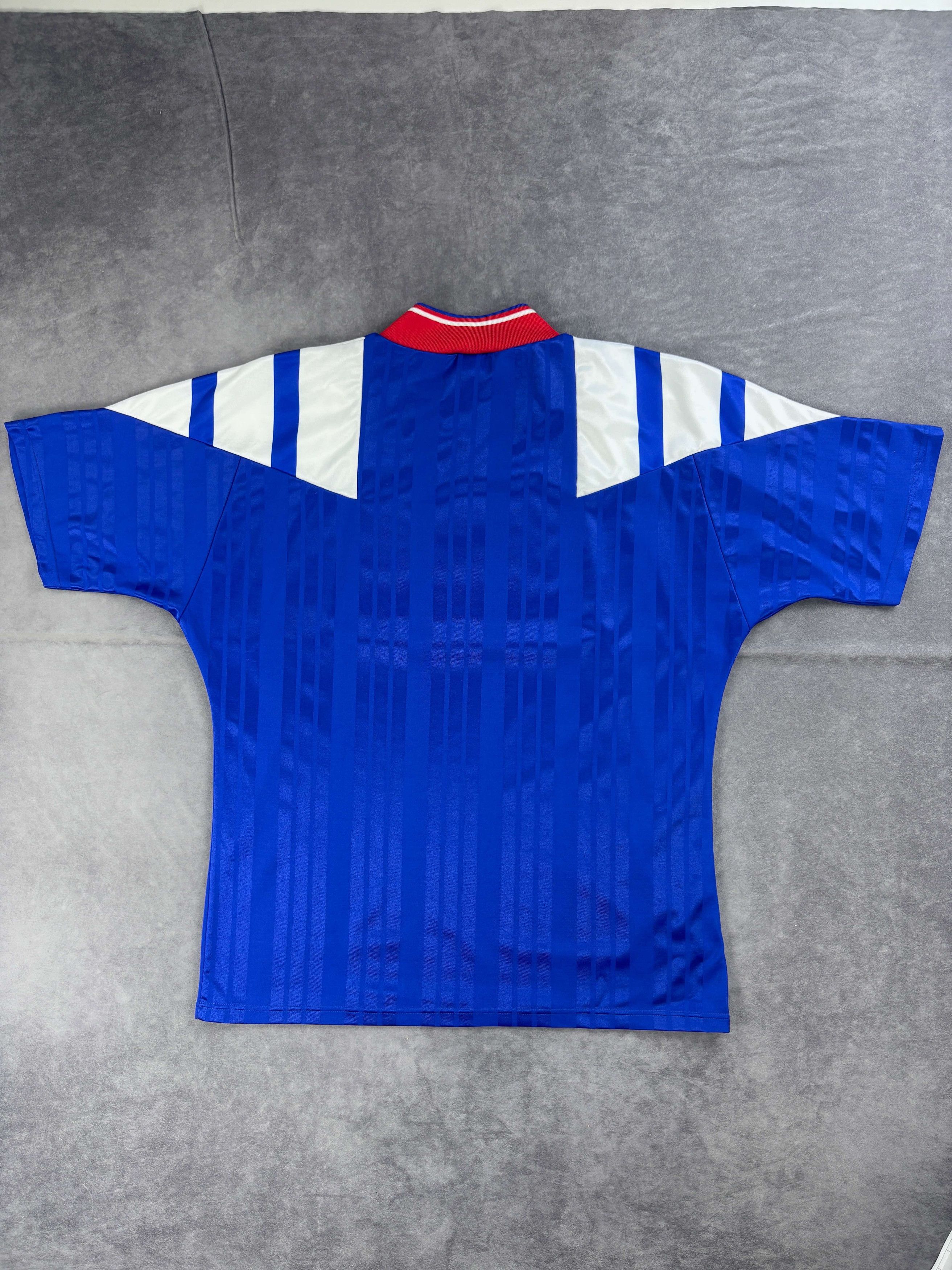 Adidas Rangers 1992-94 Adidas home football jersey shirt size XL Size US XL / EU 56 / 4 - 2 Thumbnail