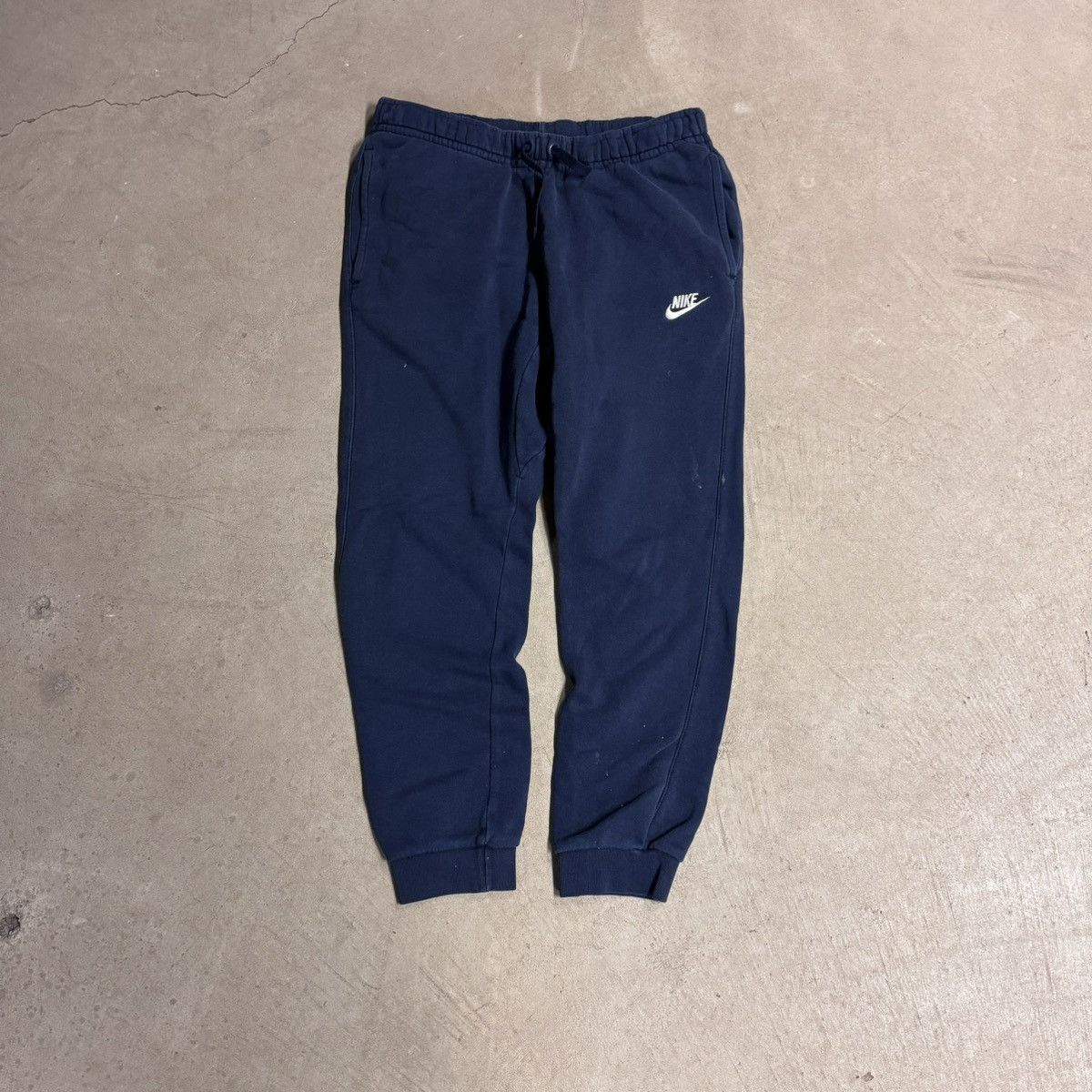 Nike Vintage 90s nike navy blue jogger sweatpants sz small