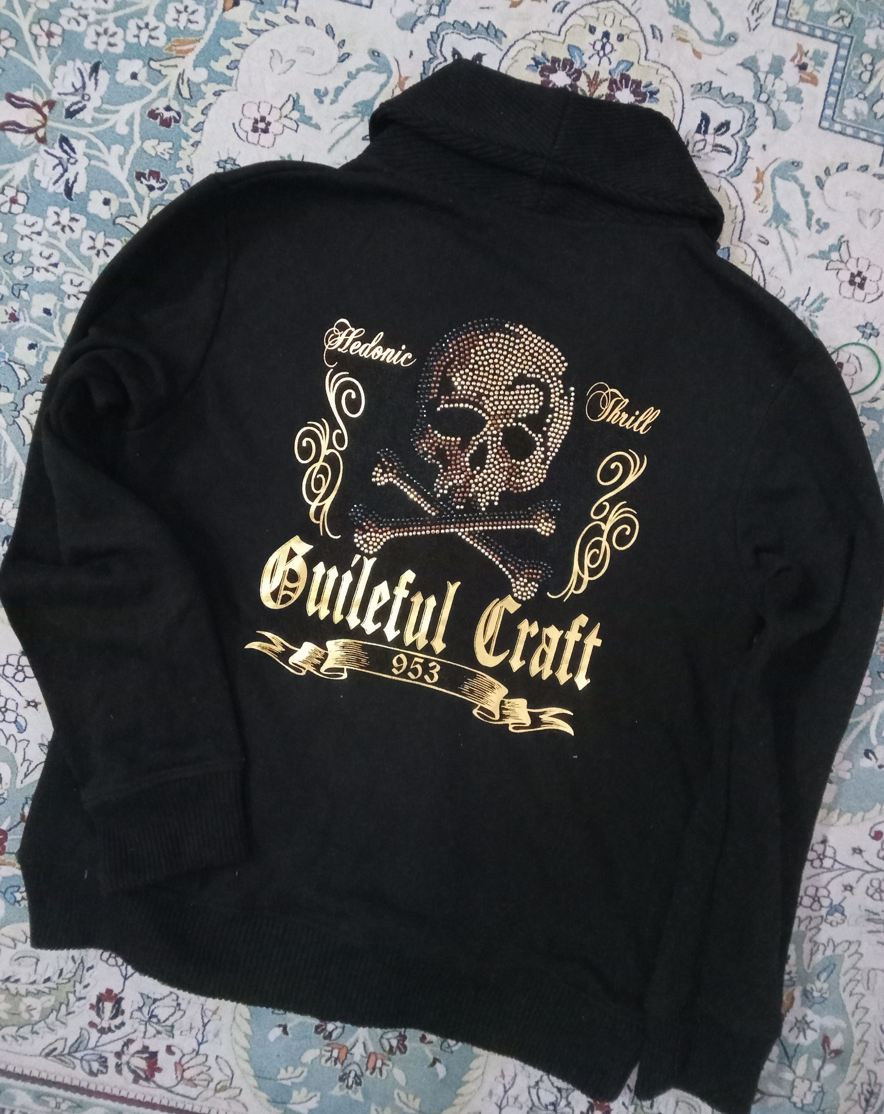 Japanese Brand Roddolc Skull Motive Shawl Collar Jacket Size US M / EU 48-50 / 2 - 1 Thumbnail