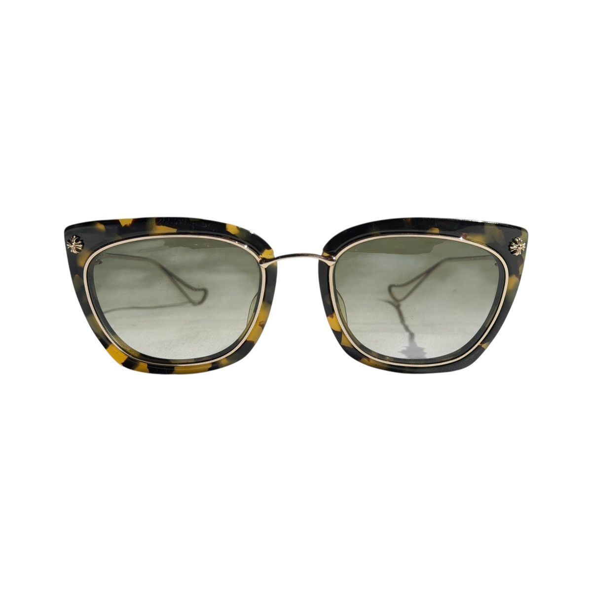 Chrome Hearts Betty Lou gold vintage sunglasses Size ONE SIZE - 2 Thumbnail