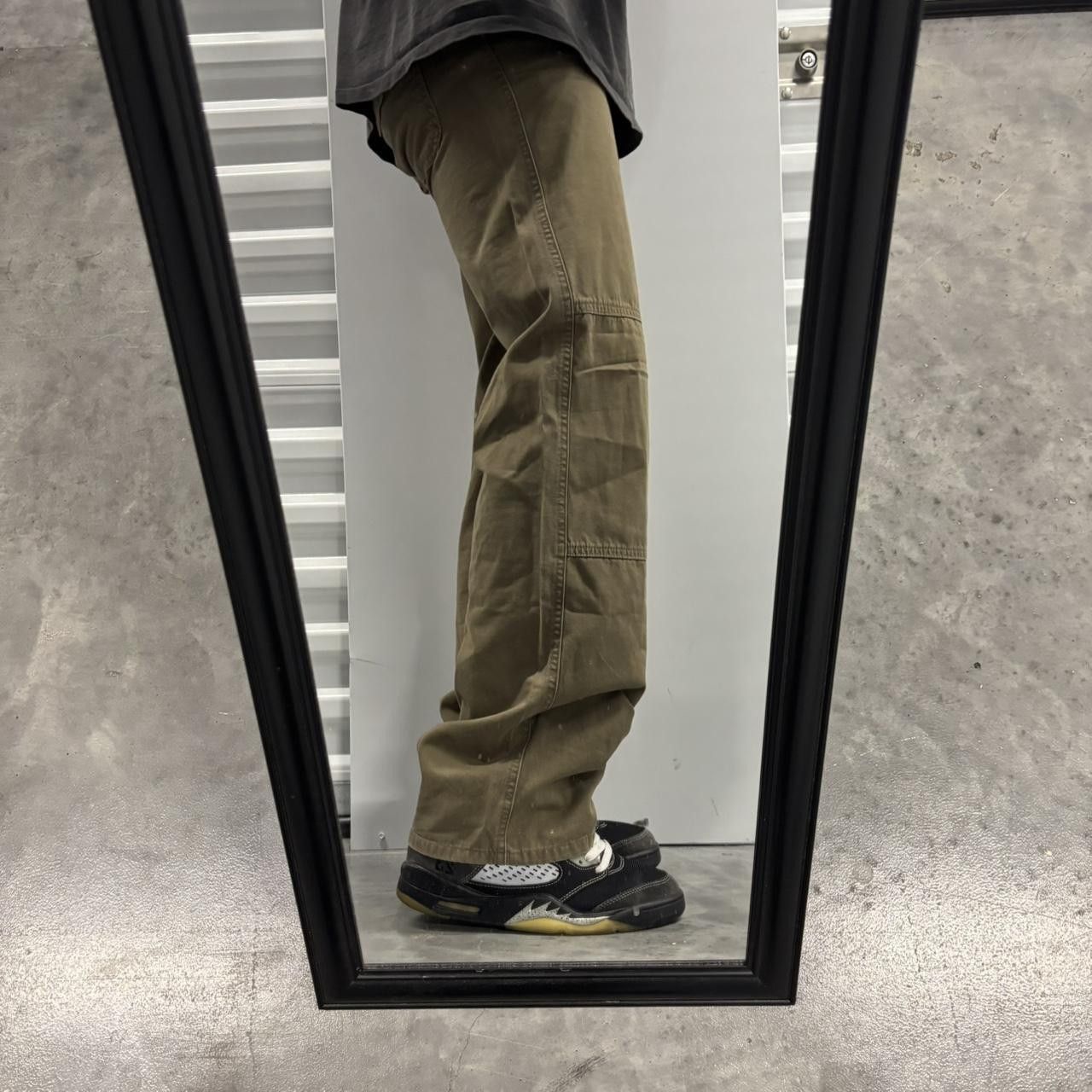 Calvin Klein × Vintage Crazy Vintage Y2K/2000s Grunge Khaki Calvin Klein Work Pants! Size 26" / US 2 / IT 38 - 2 Thumbnail