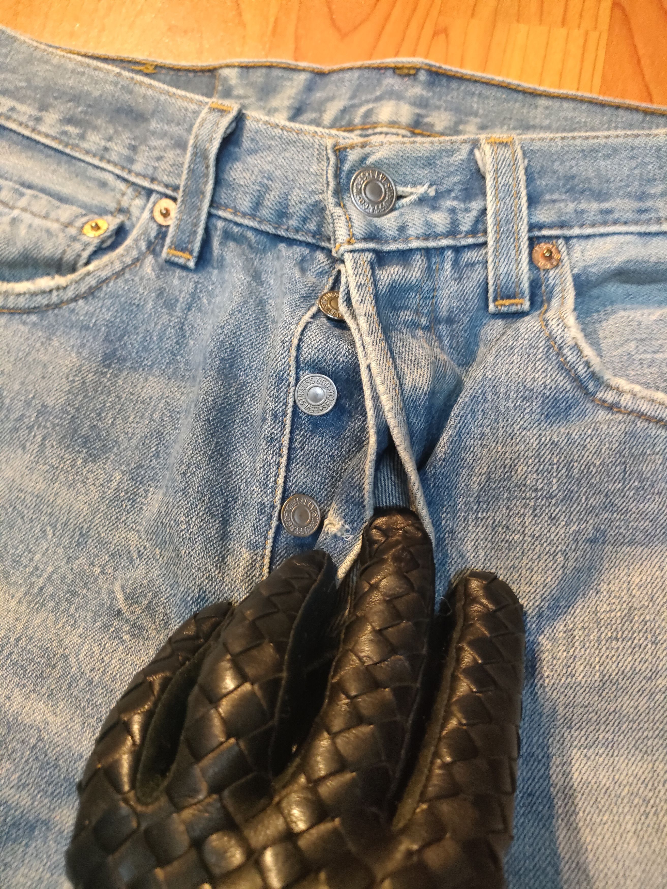 Levi's Vintage Clothing × Vintage Distressed Vintage 90s Levis 501 Jeans Size US 31 - 8 Thumbnail