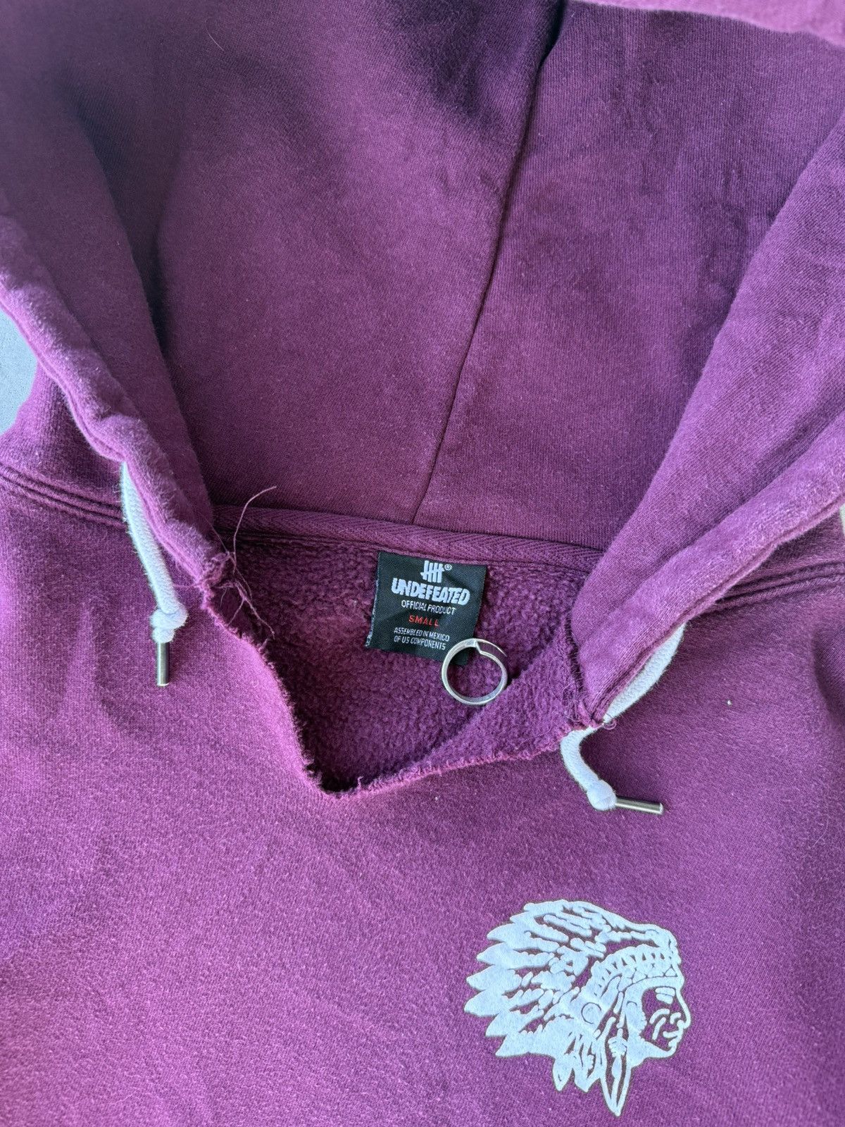 Undefeated Vintage Undefeated x Warriors Graphic Hoodie Size US S / EU 44-46 / 1 - 5 Thumbnail