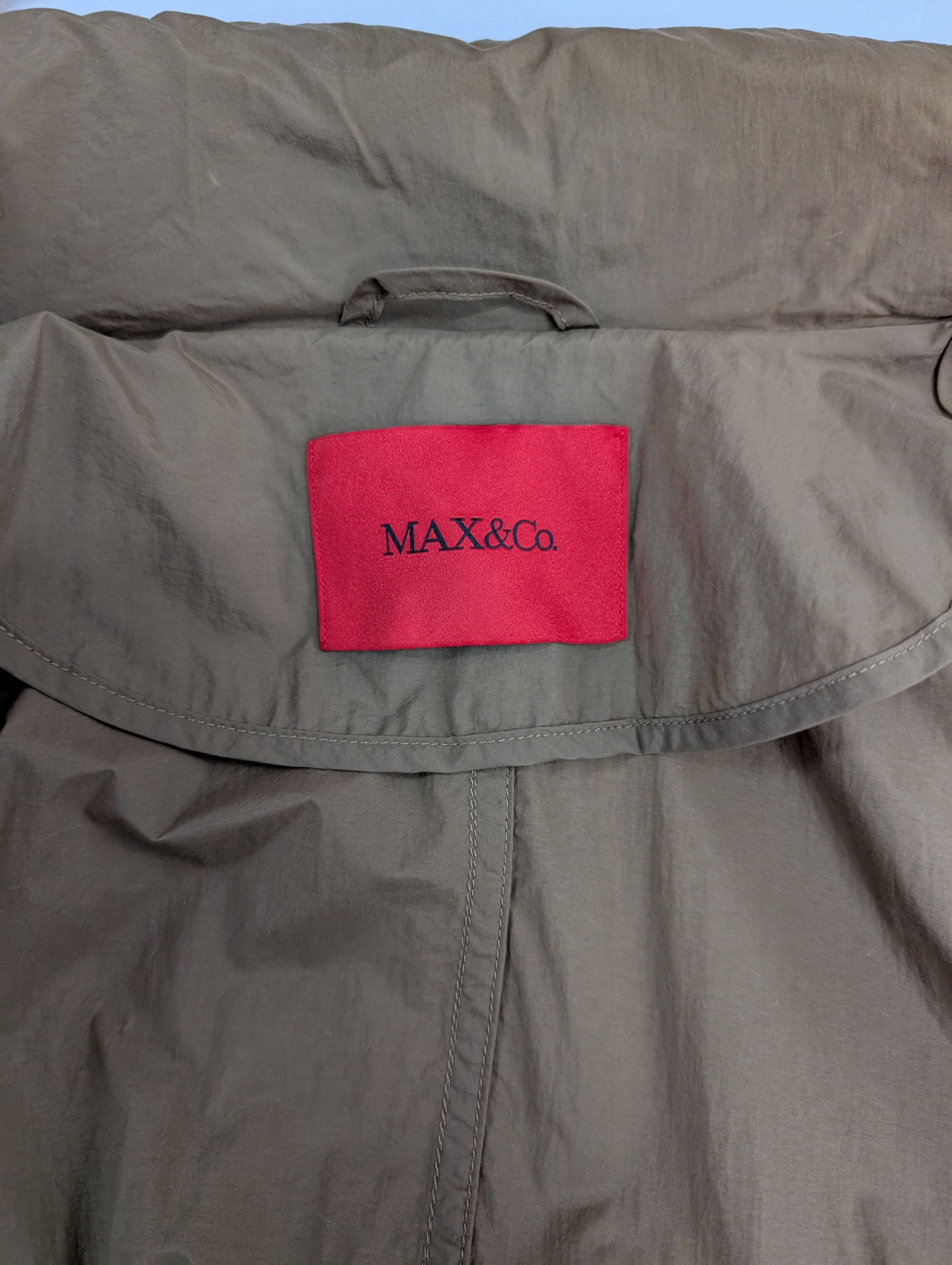 MAX&Co. Earth Color Lightweight Long Trench Size XS / US 0-2 / IT 36-38 - 7 Thumbnail